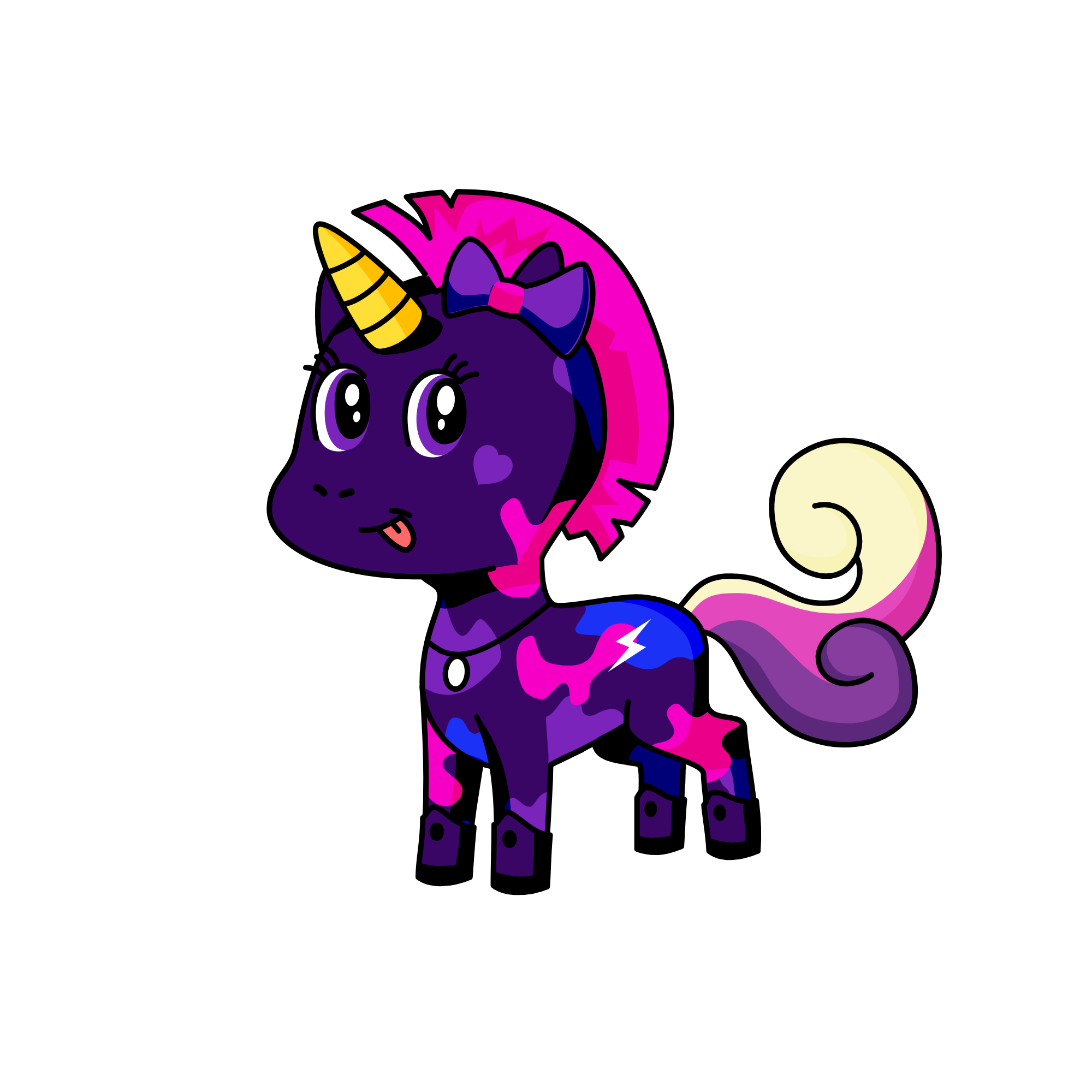 Pearl Stormrider, the unicorn