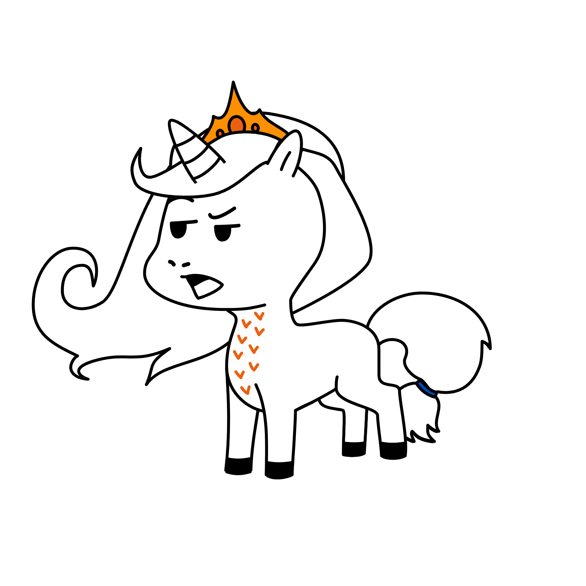 How do you get wings?, the unicorn