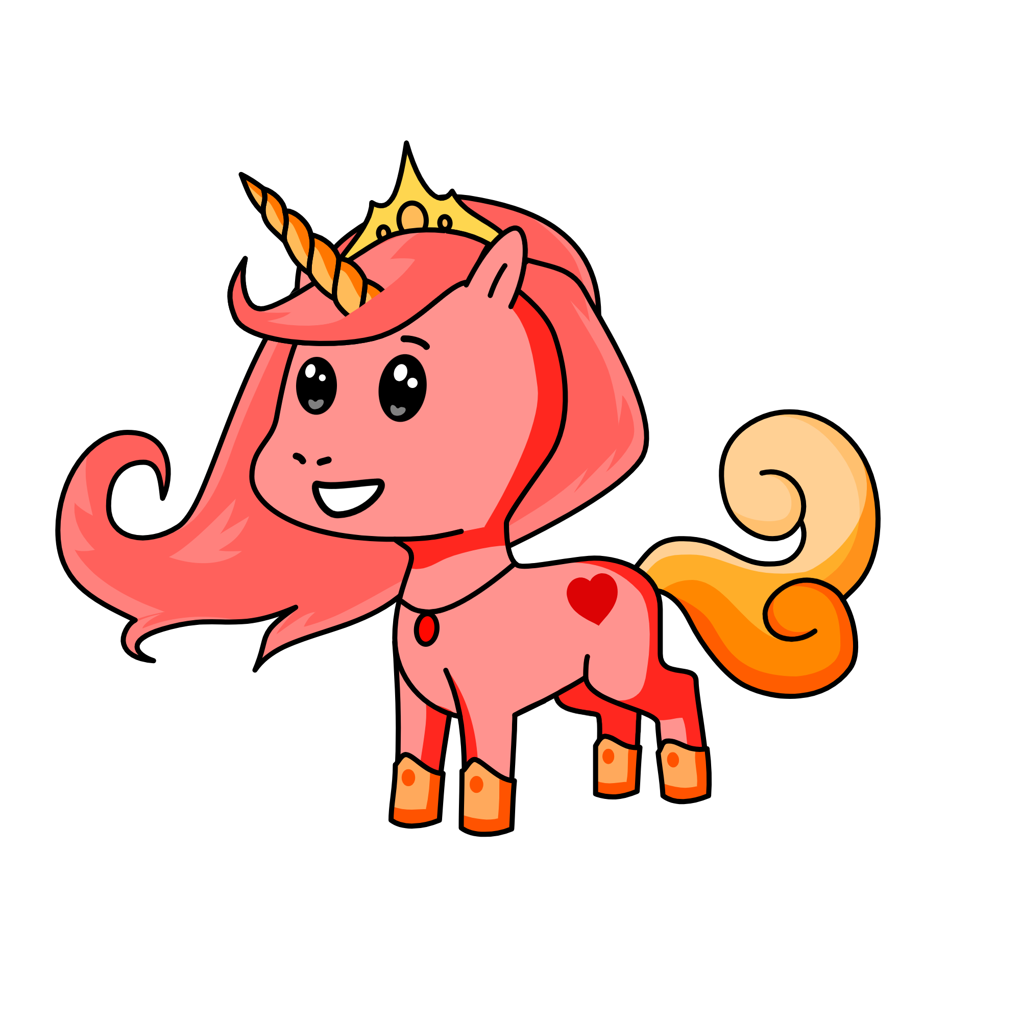 Scorch, the unicorn