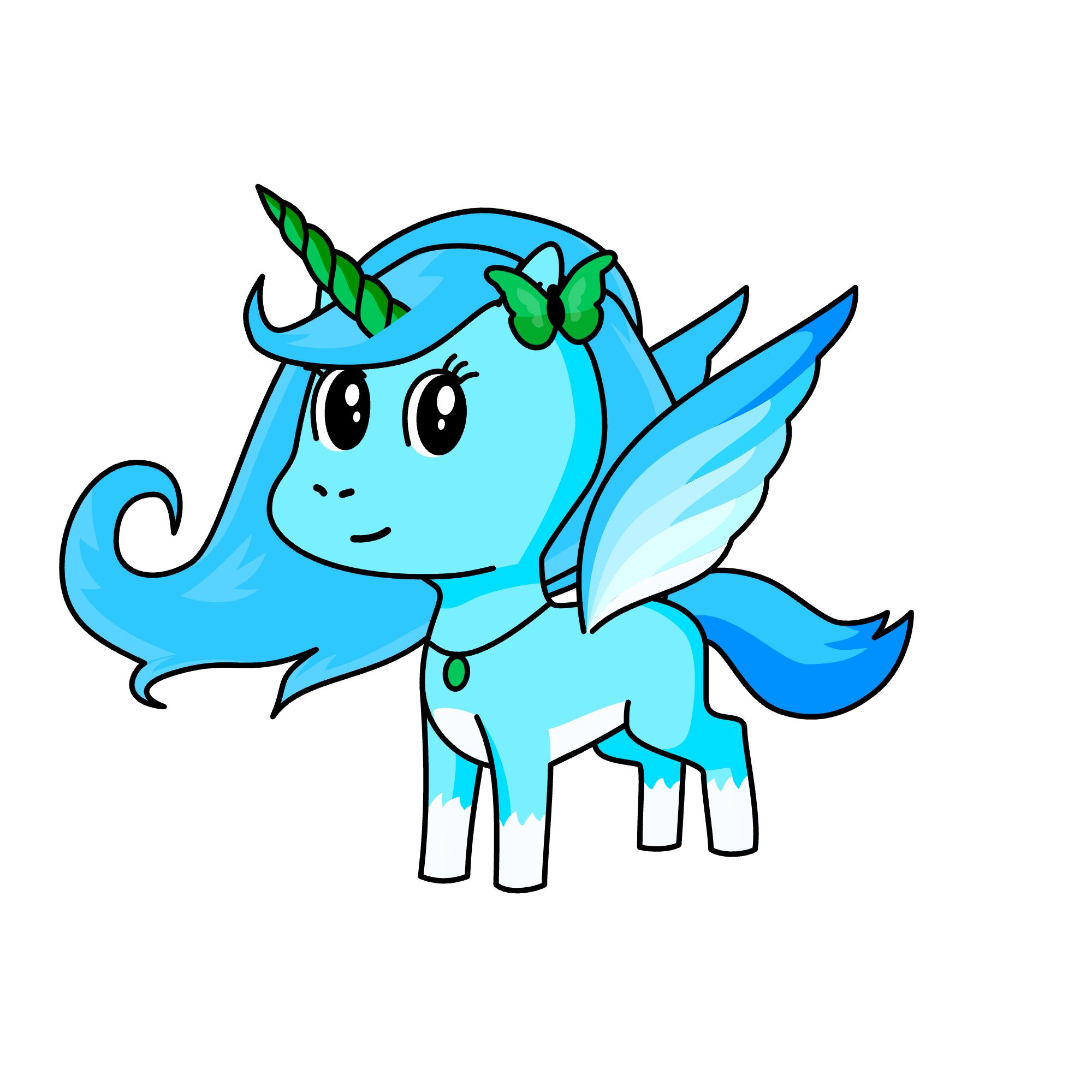 Sunshine, the unicorn
