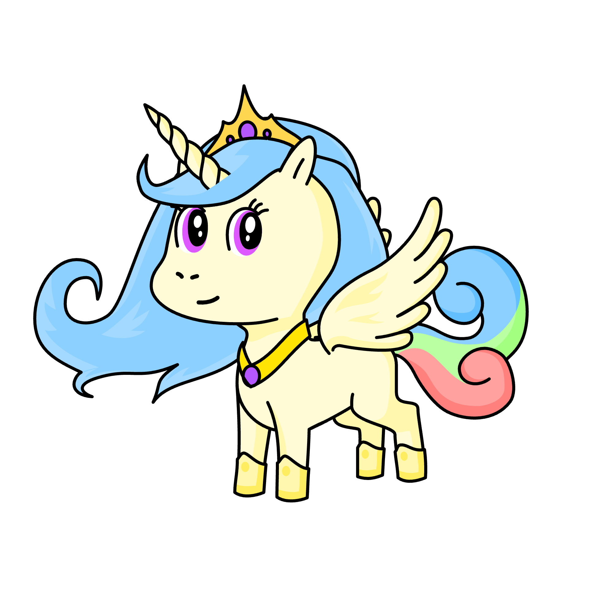 Celestia, the unicorn