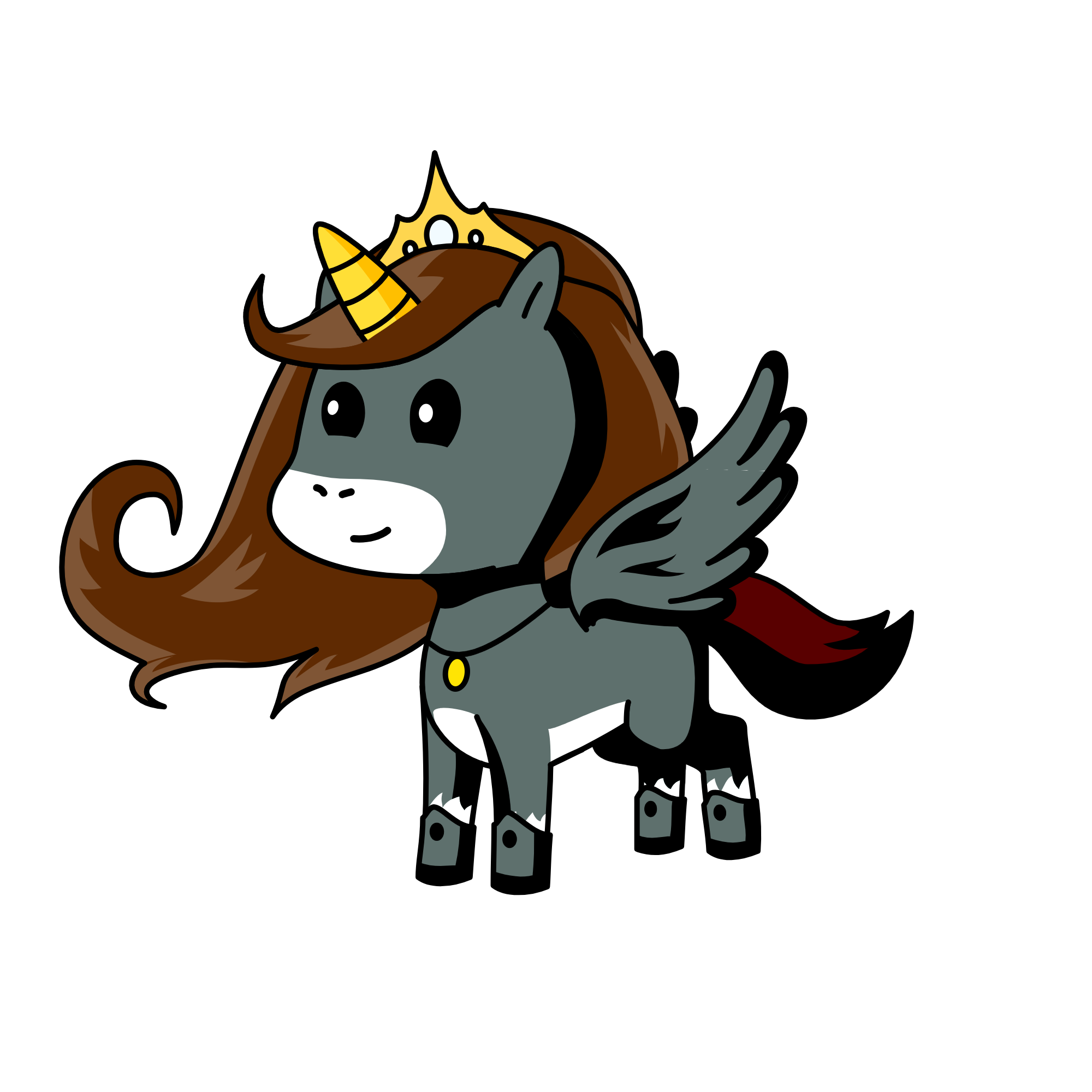 Luna (moon), the unicorn
