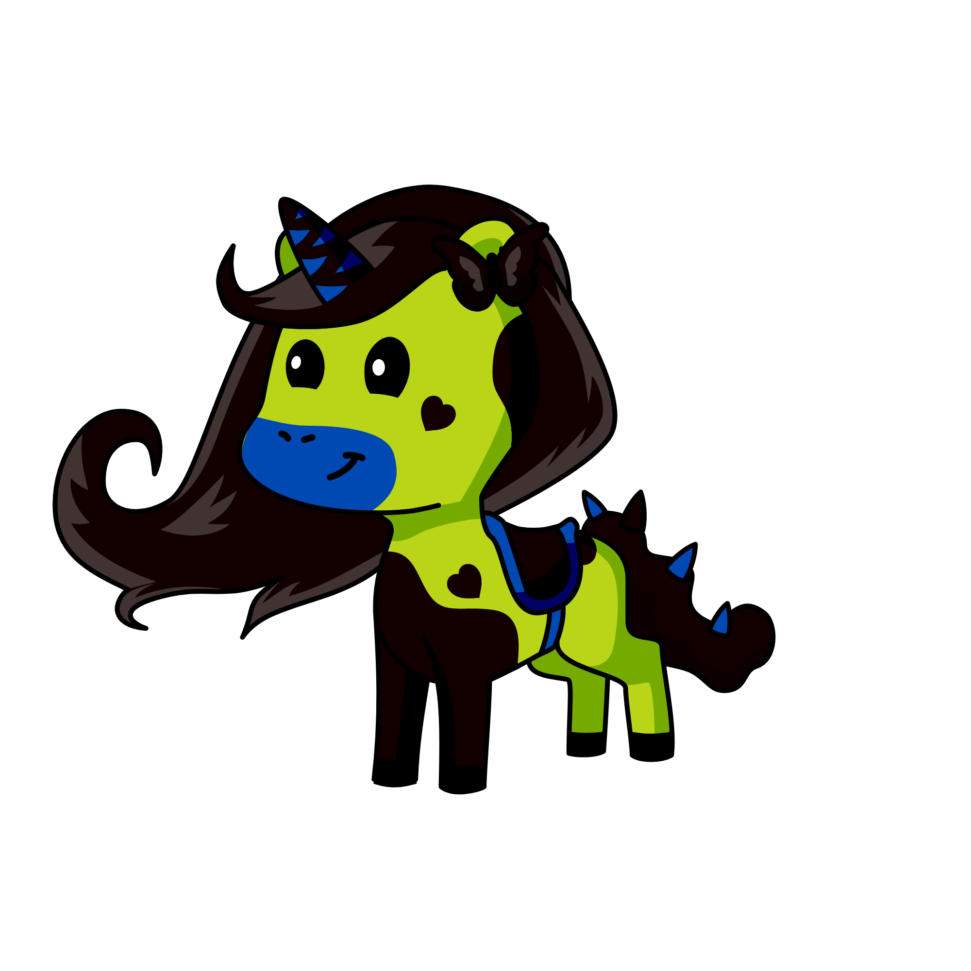 Wavy, the unicorn