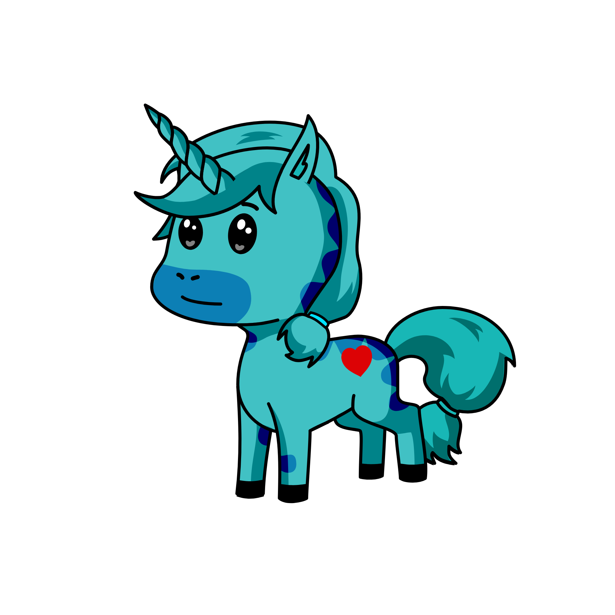 Sky, the unicorn