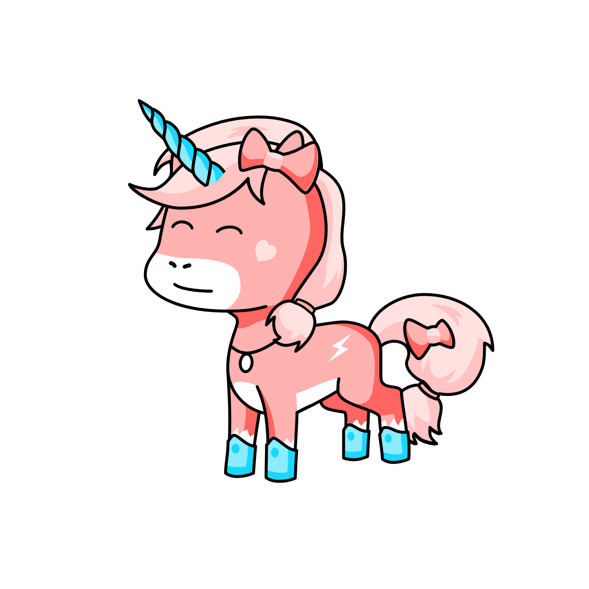 Mr. Debeor Sprit animal, the unicorn