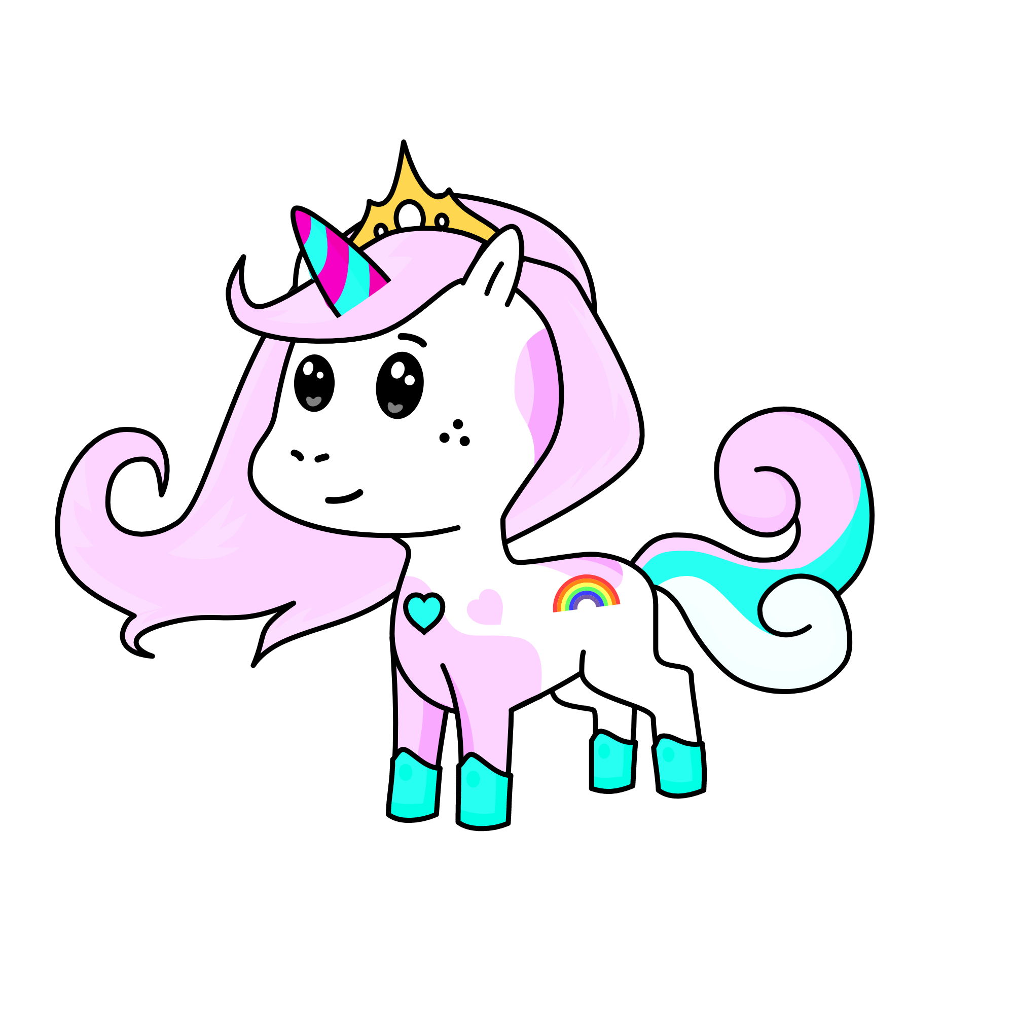 Princess unicorrrrrn, the unicorn