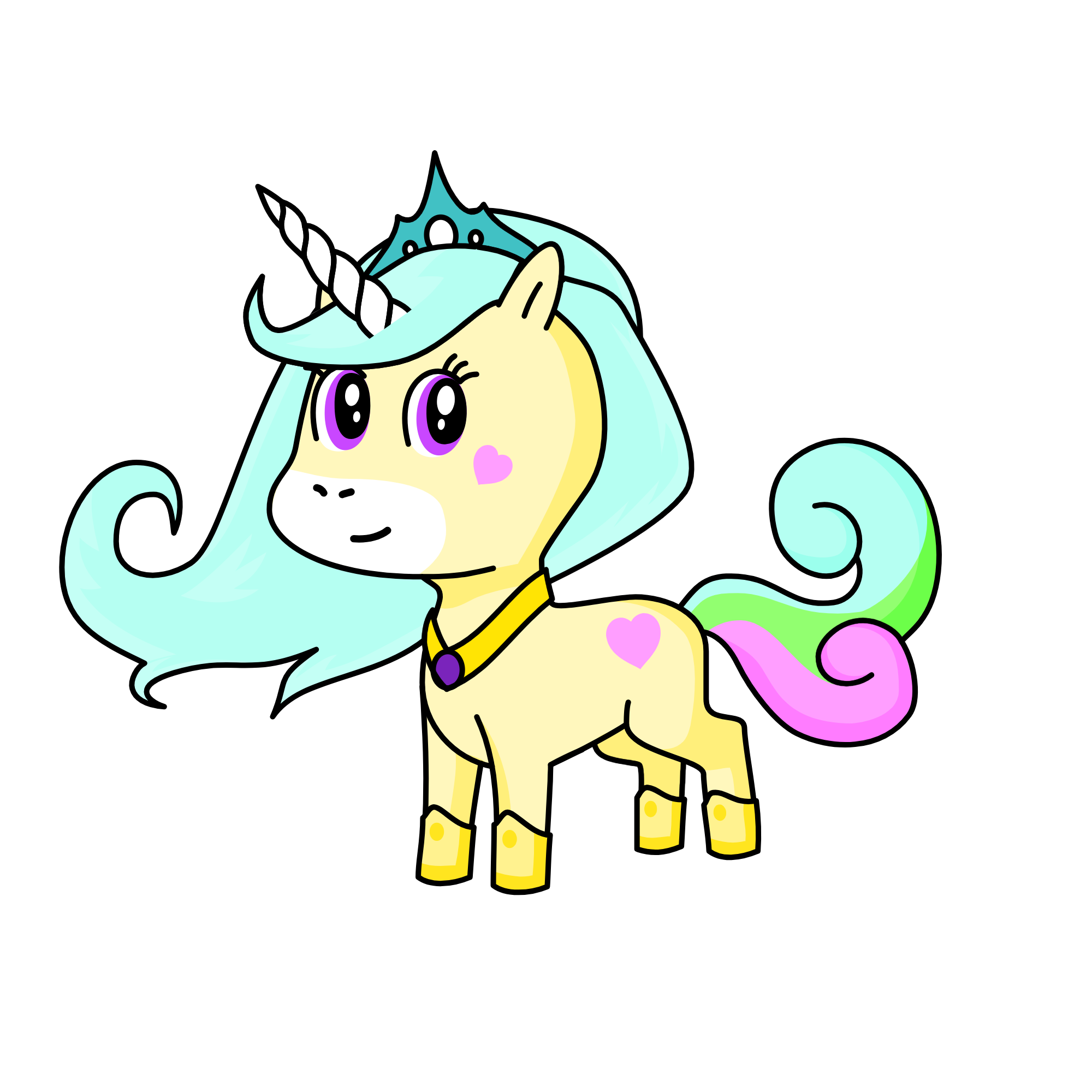 Celestia, the unicorn