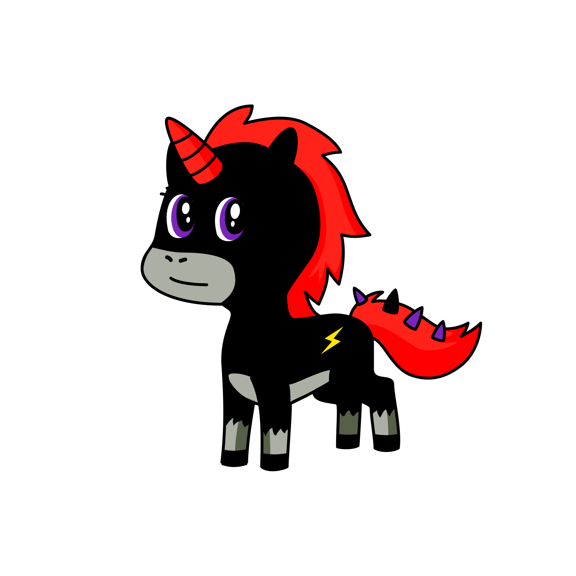 Midnight Lightning , the unicorn