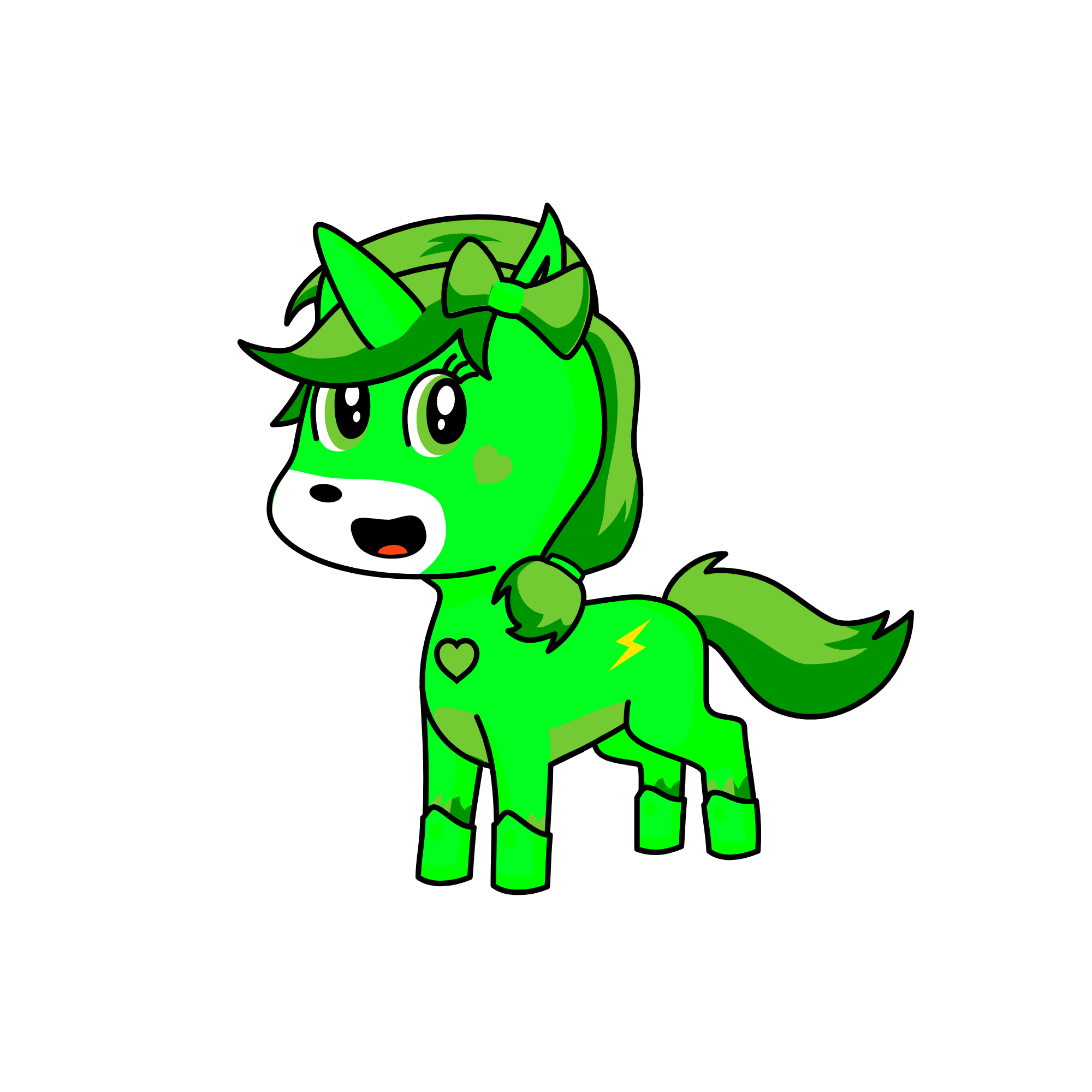 Greeney, the unicorn