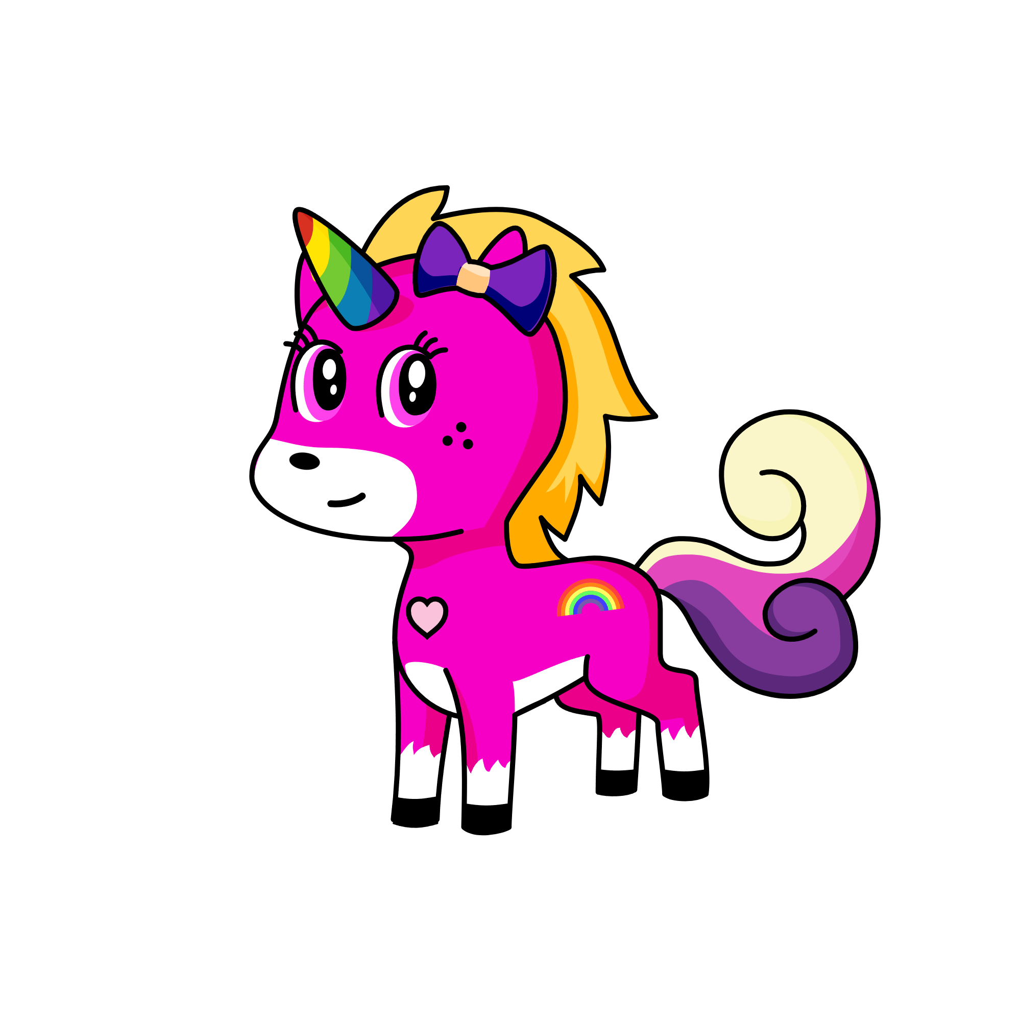 Maya, the unicorn