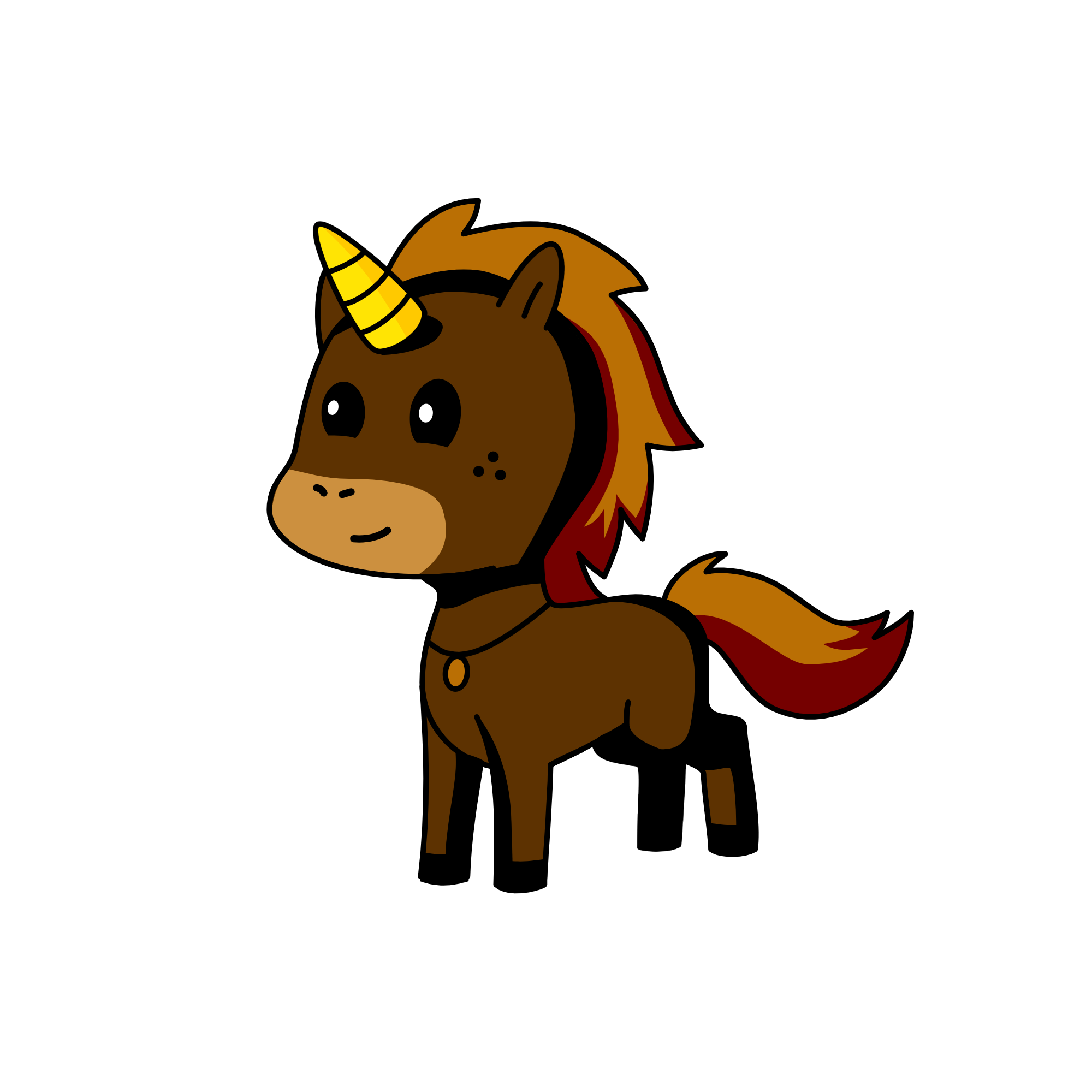 Burnette, the unicorn