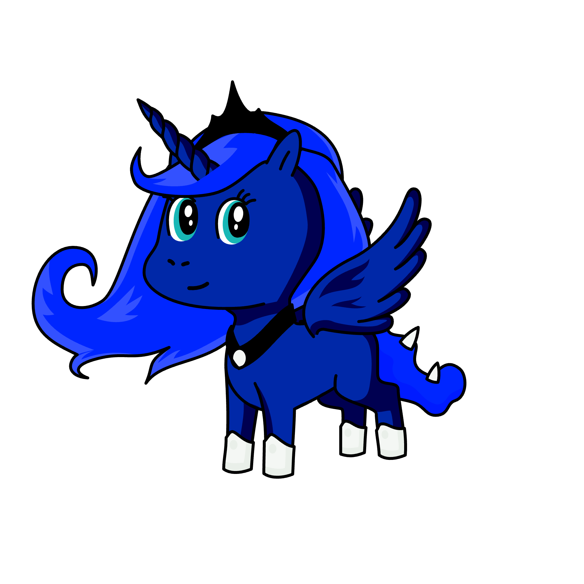 Princess Luna, the unicorn