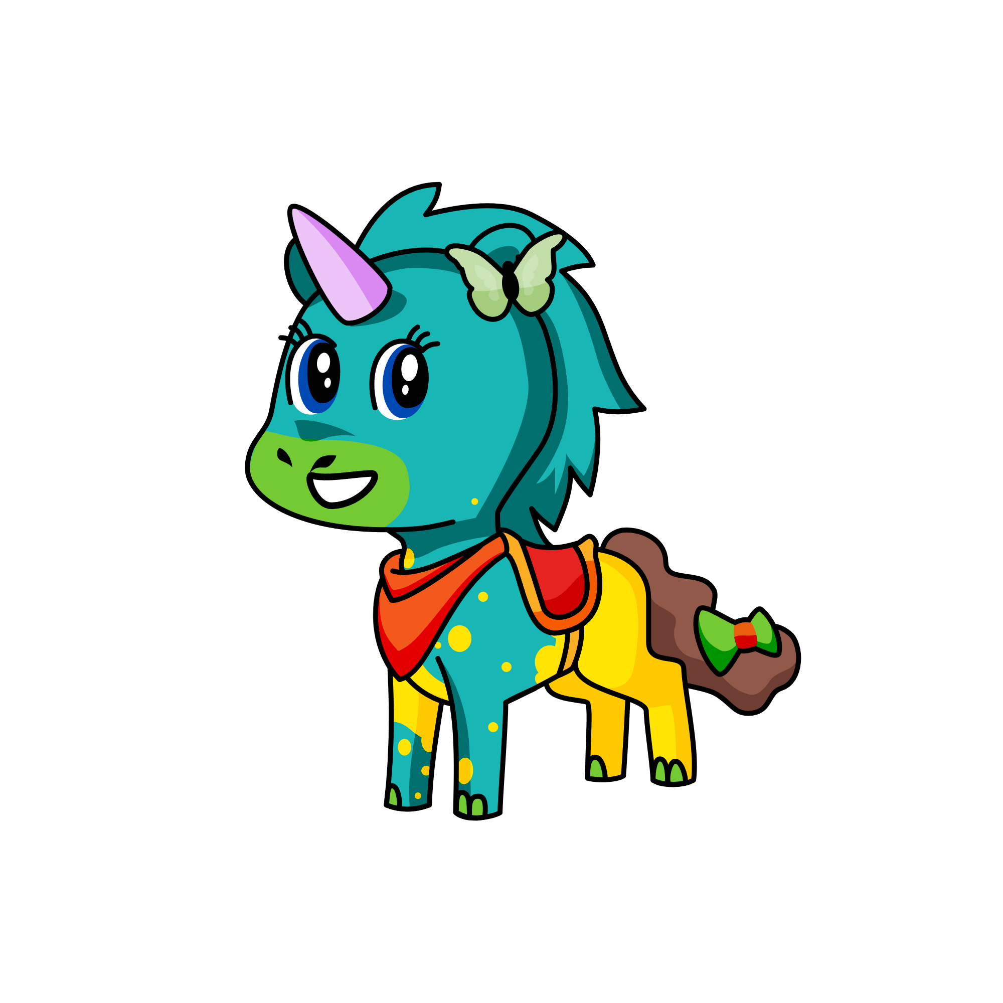 Sone Rainbow, the unicorn