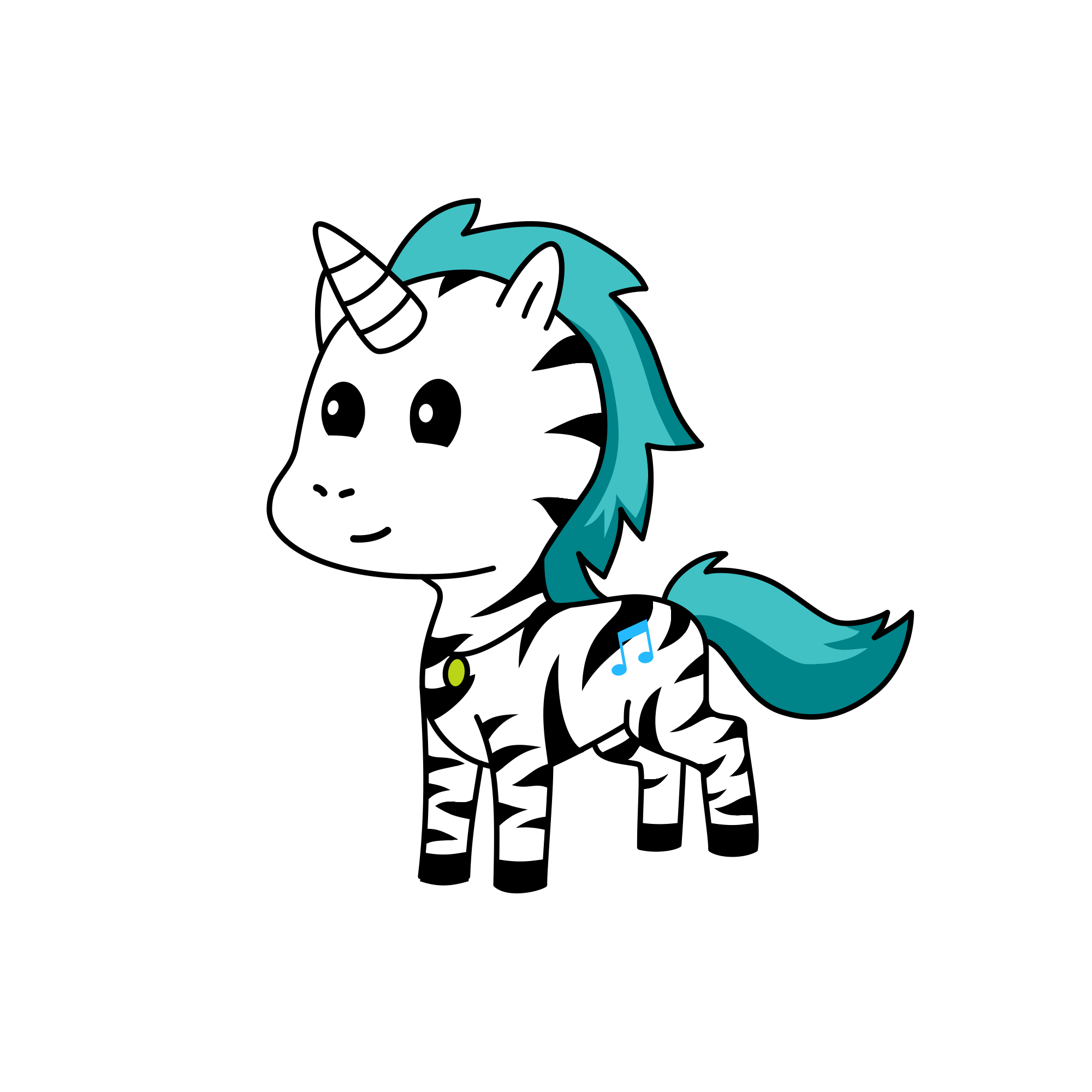 Ruża, the unicorn