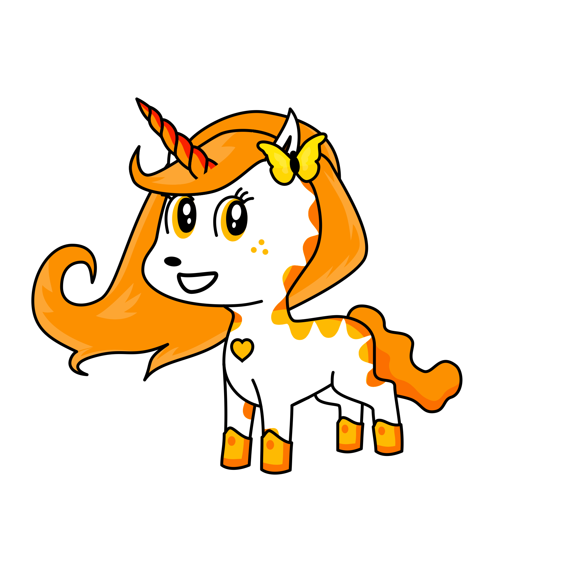 Pine, the unicorn