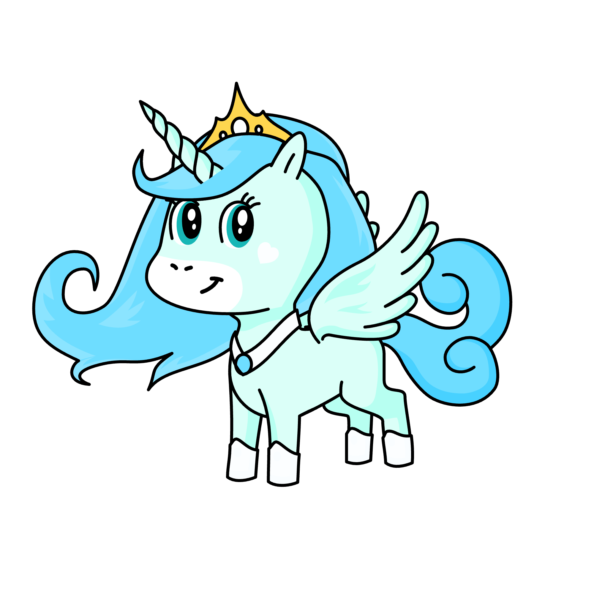 Princess Skye, the unicorn