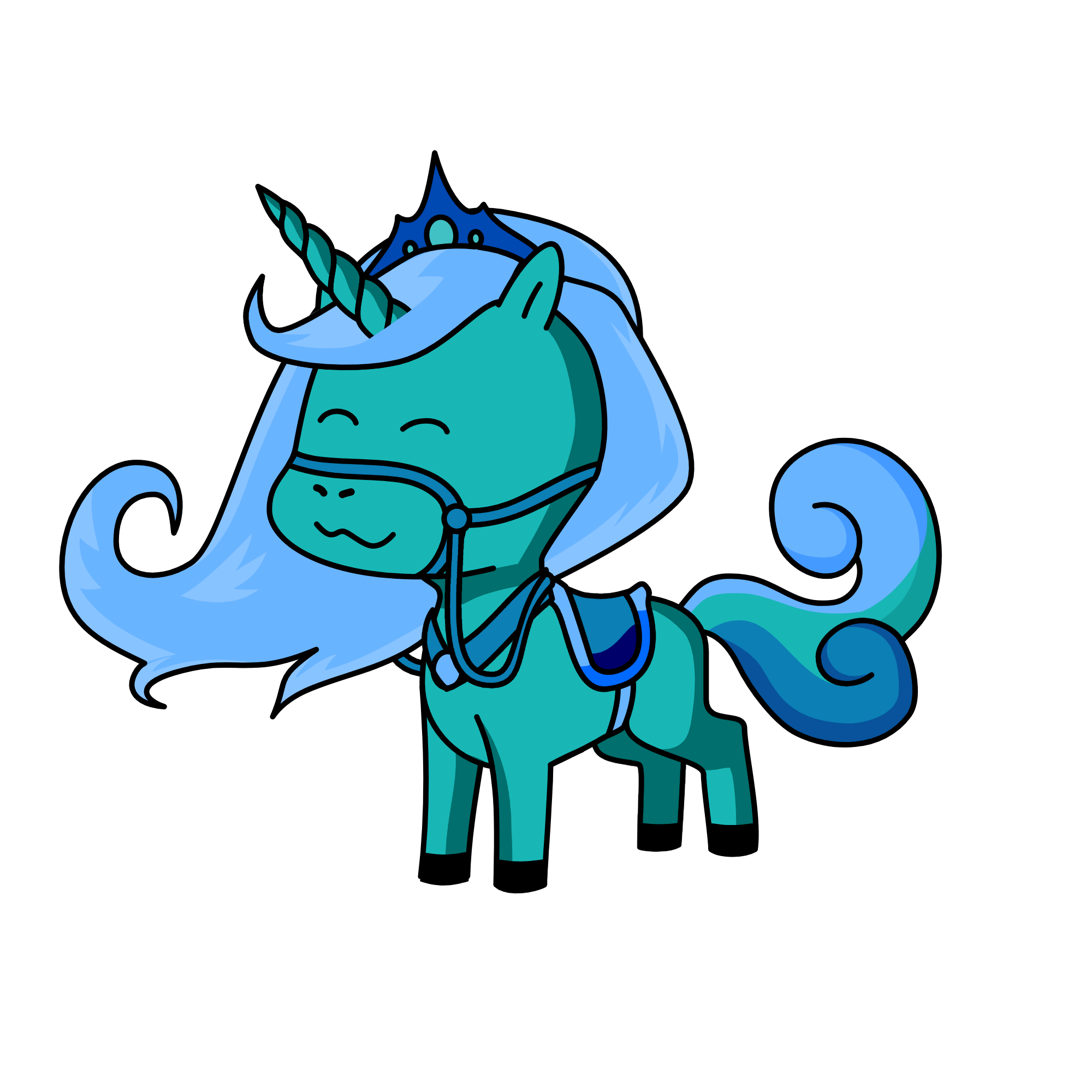 Princess Lucky, the unicorn