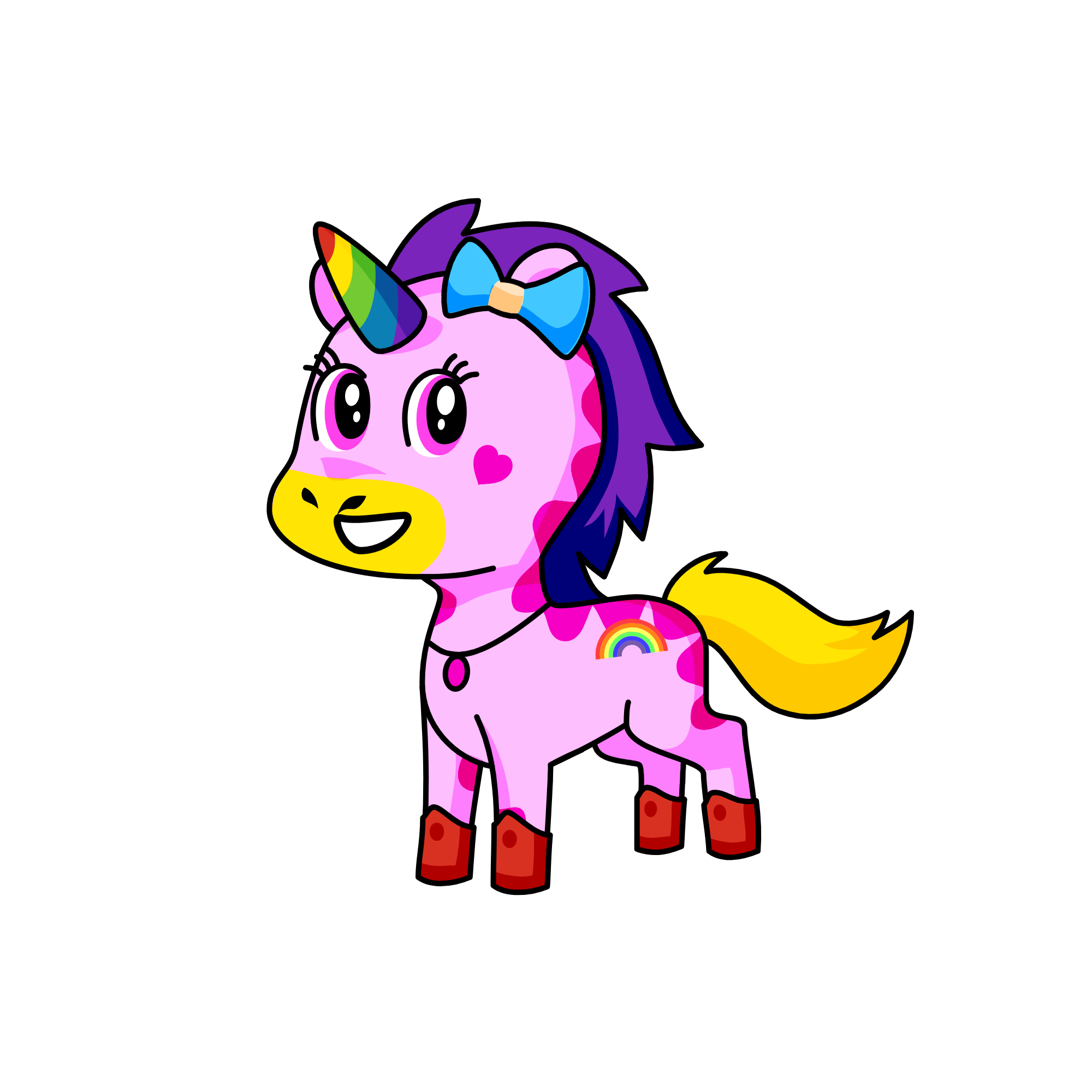 Rainbow Dash, the unicorn