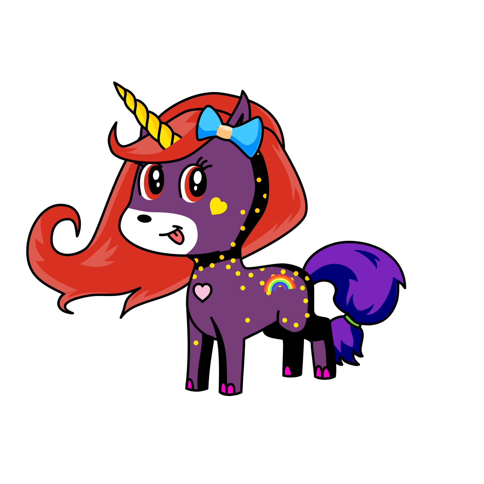 The Moon, the unicorn