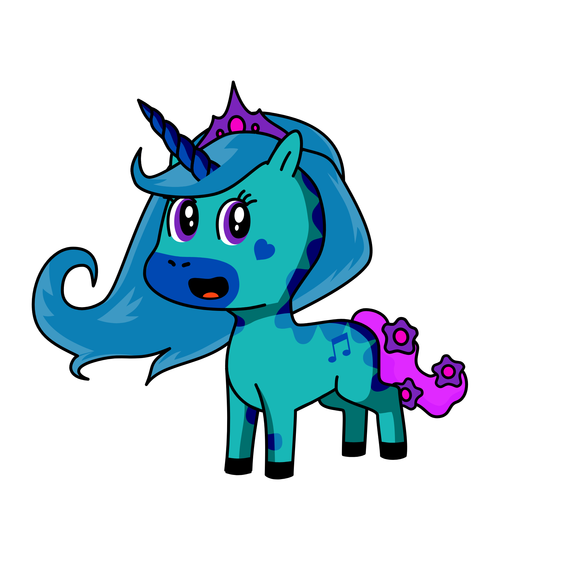 Shadow, the unicorn