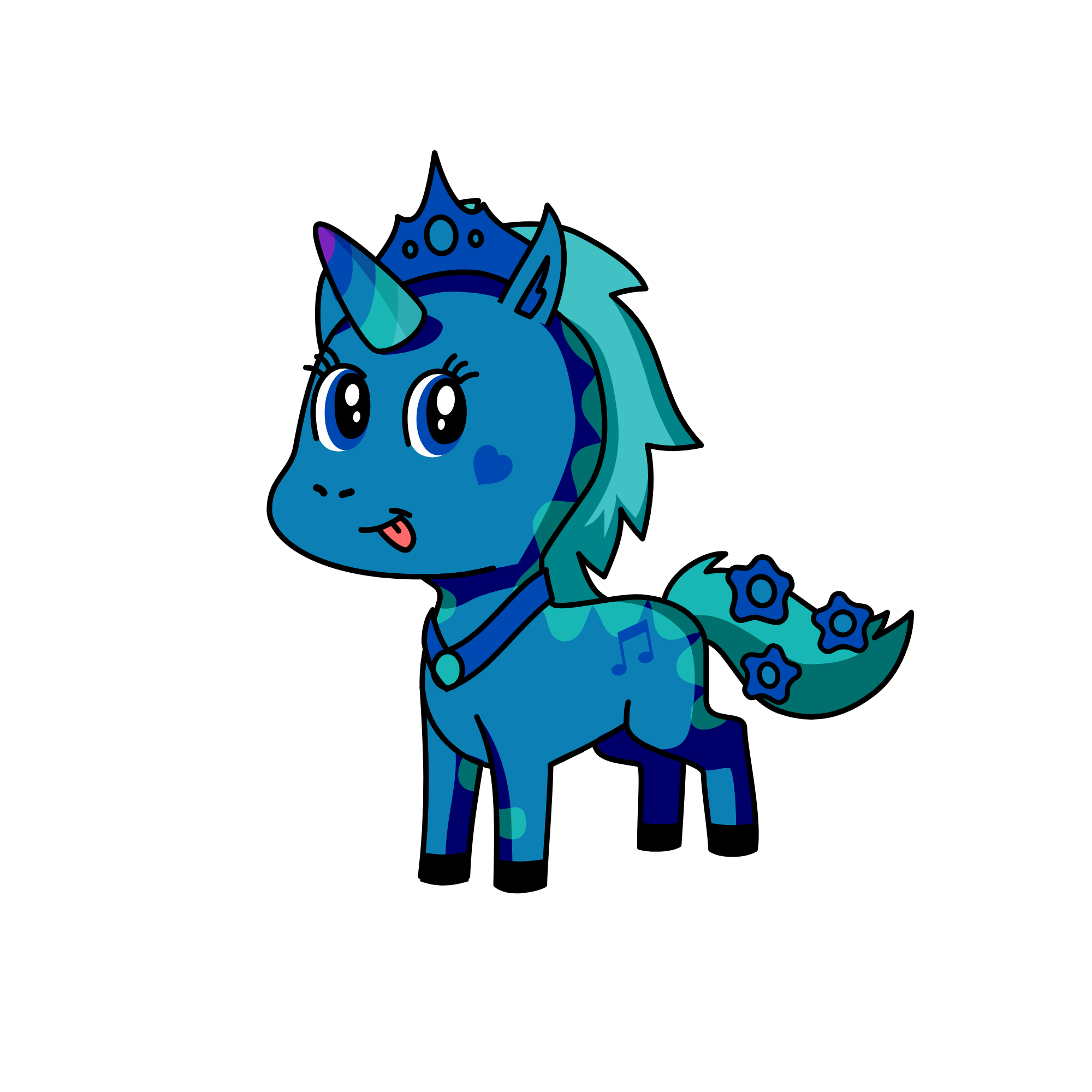Midnight, the unicorn