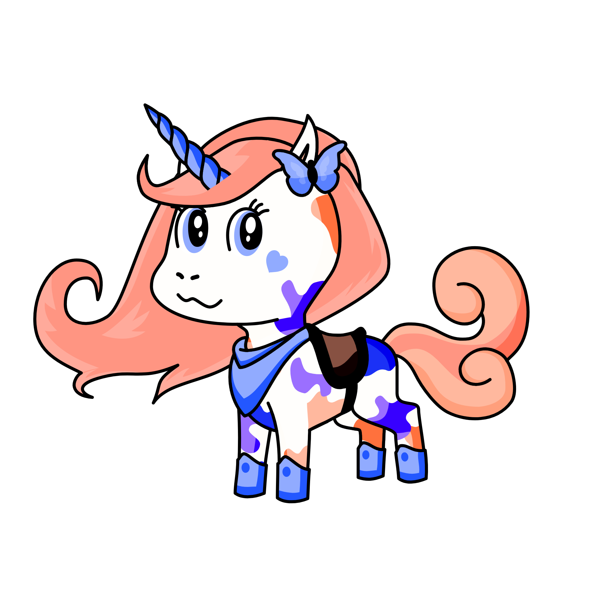 Cherry Blossom, the unicorn