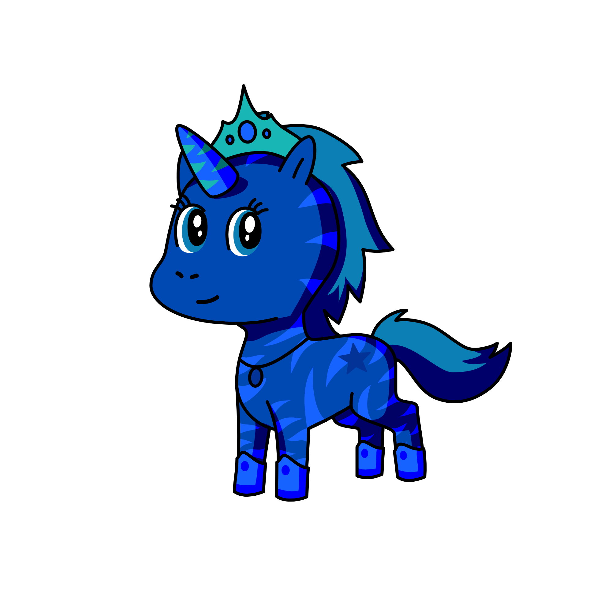 Midnight, the unicorn