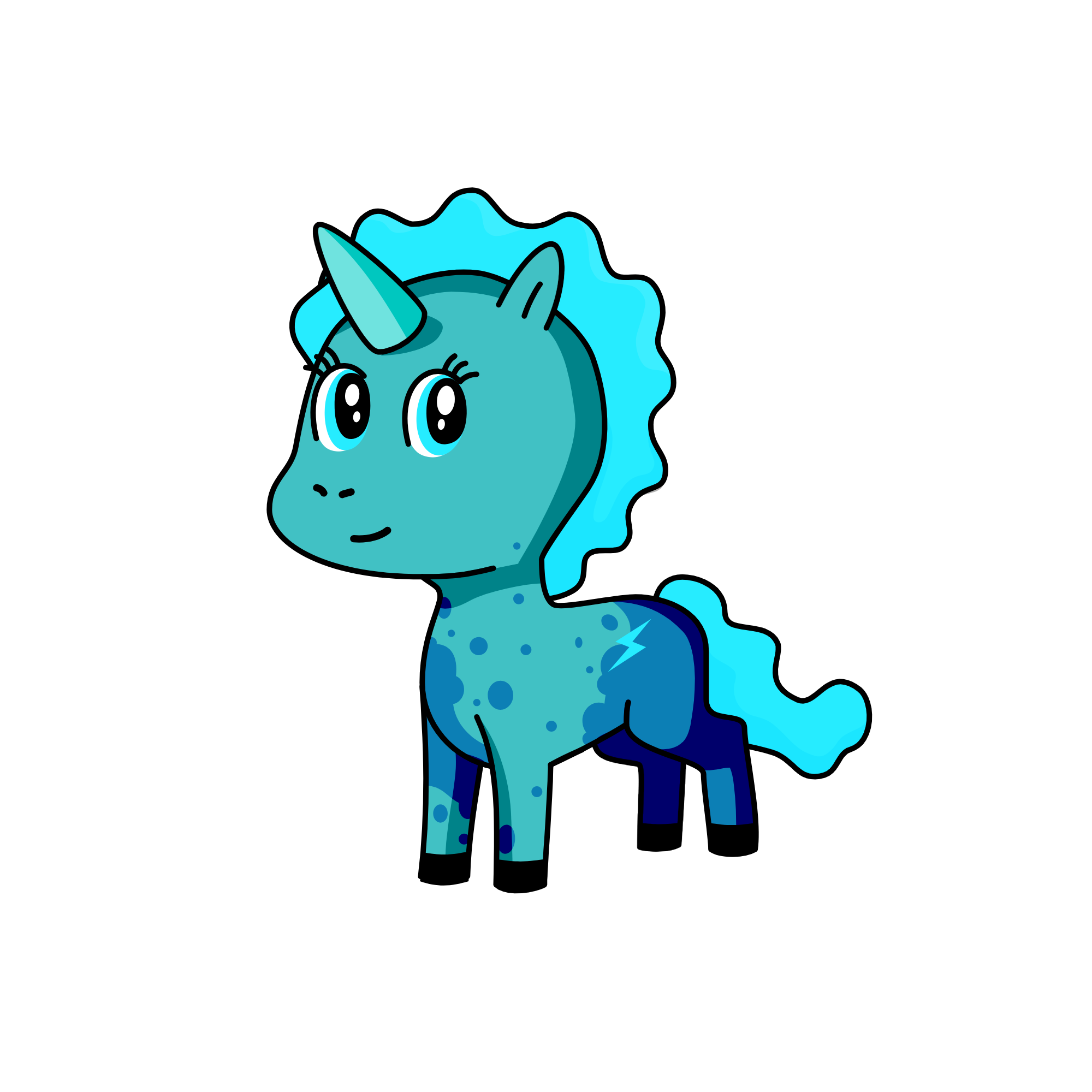 Frosty, the unicorn
