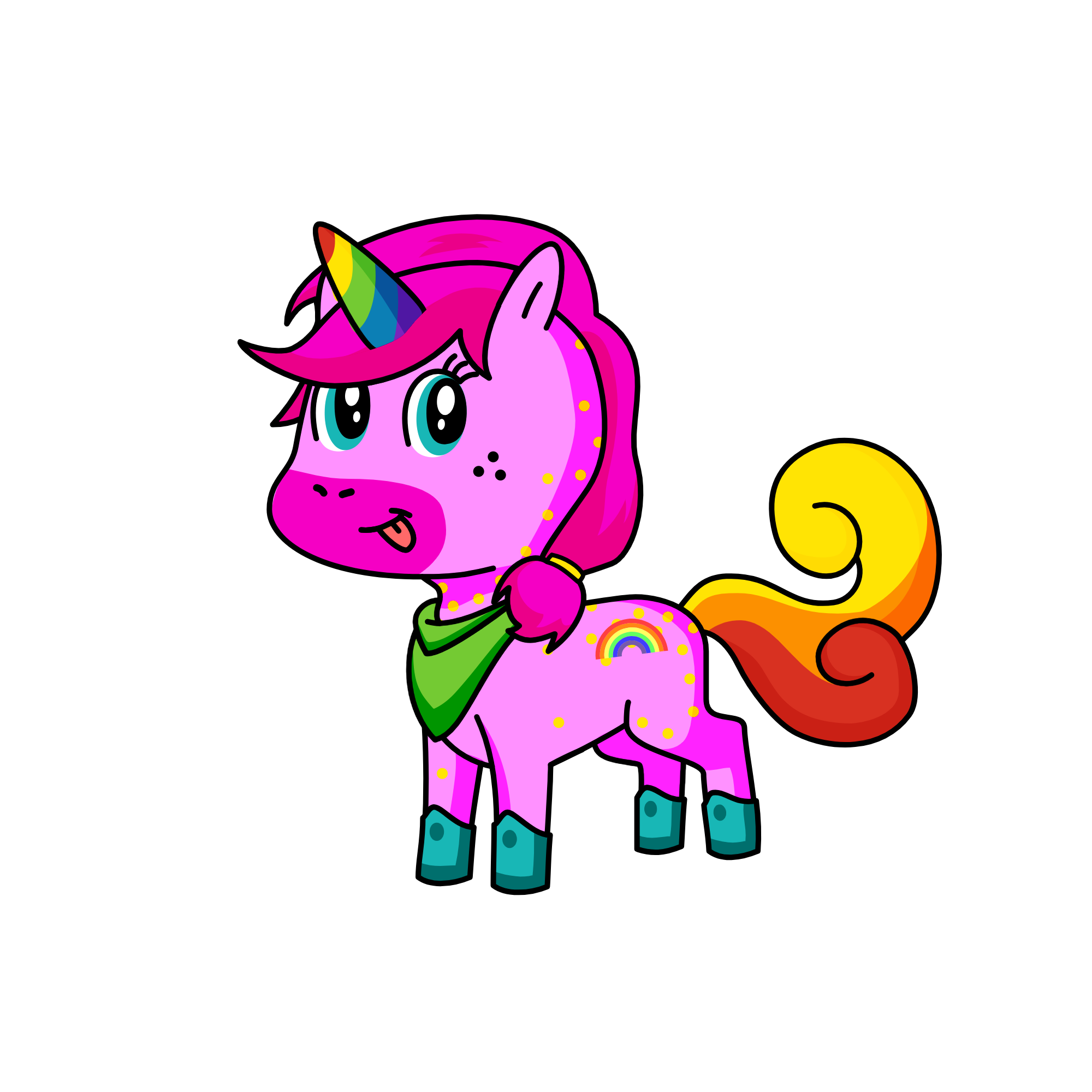 Rain, the unicorn