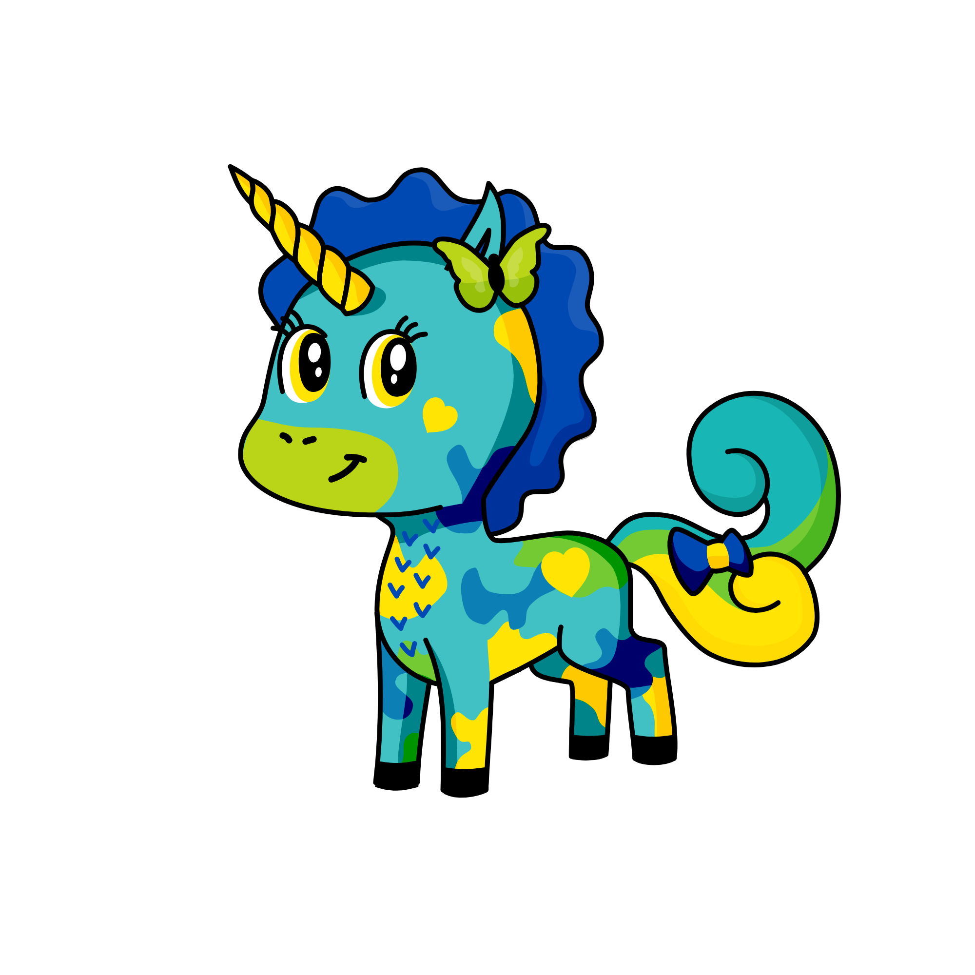 Buttercup, the unicorn