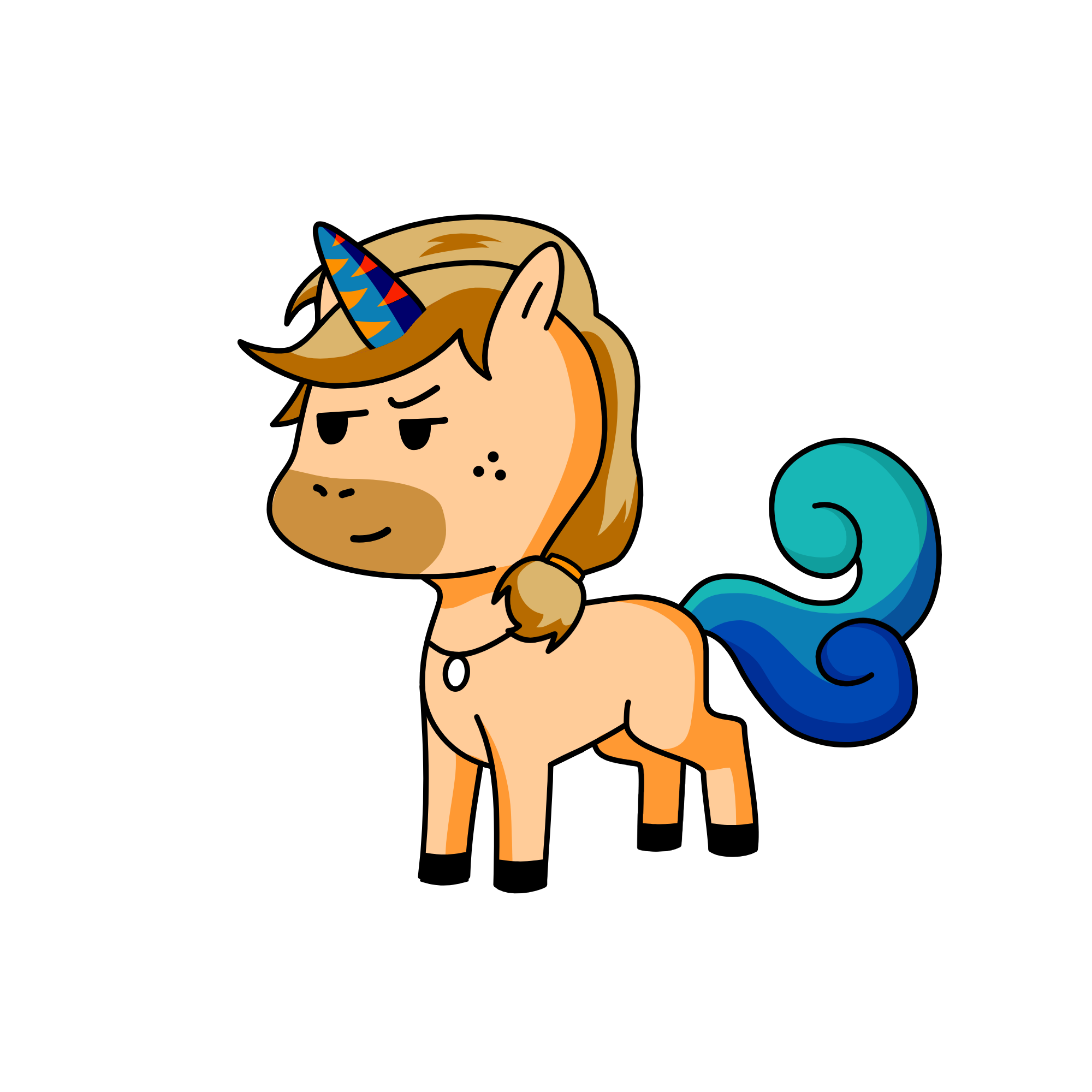 Zachasaurous, the unicorn