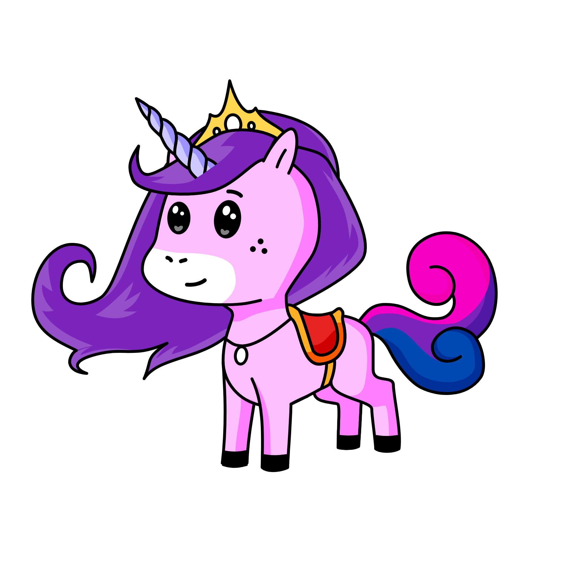 Lunia, the unicorn