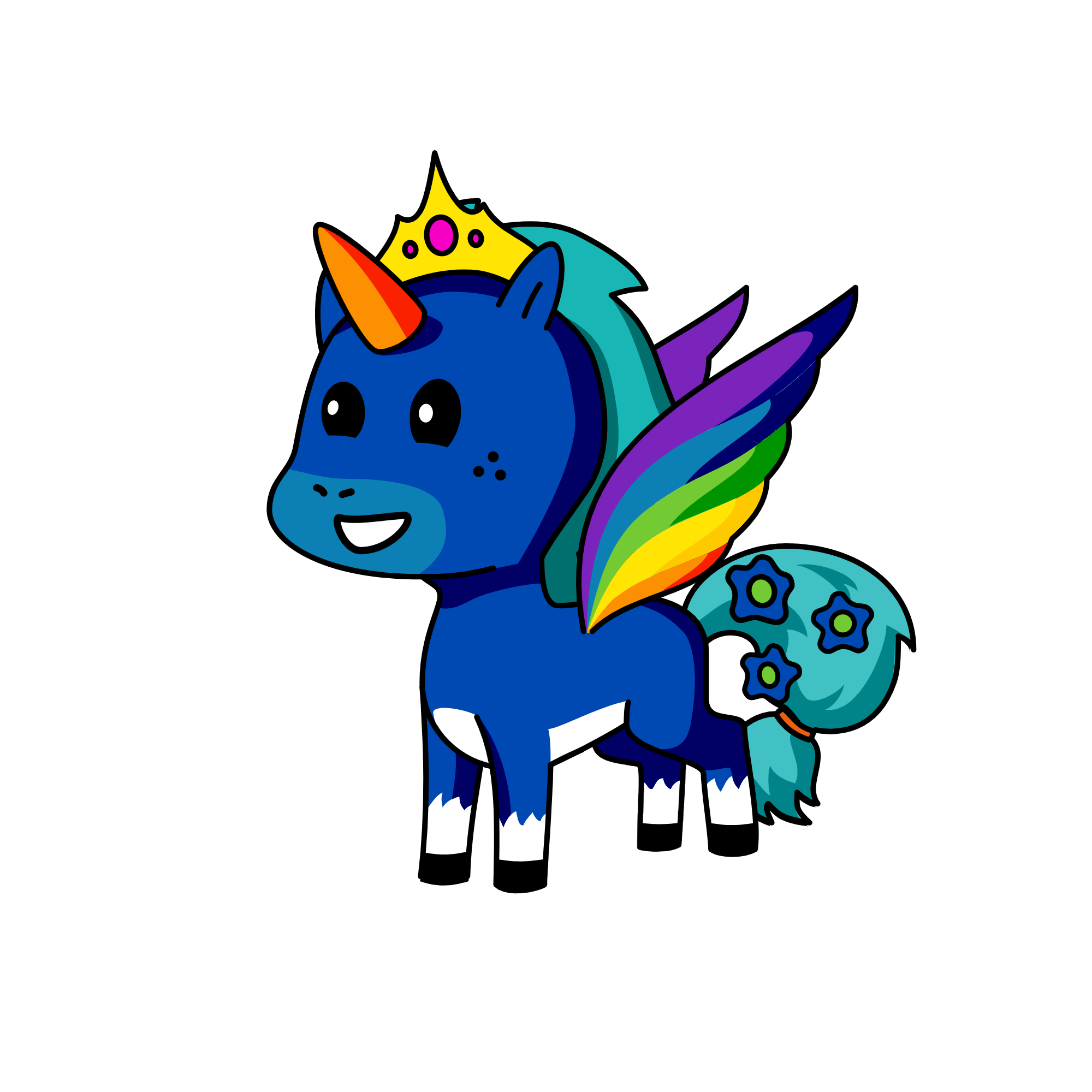 Blunicorn, the unicorn