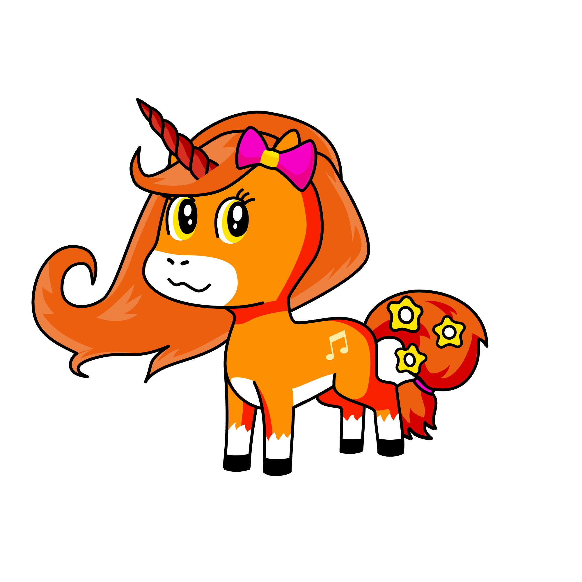 Melody, the unicorn