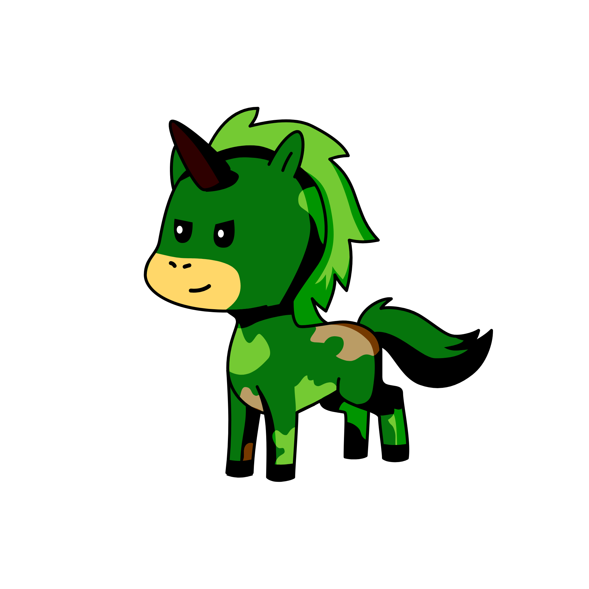 Army Guy, the unicorn