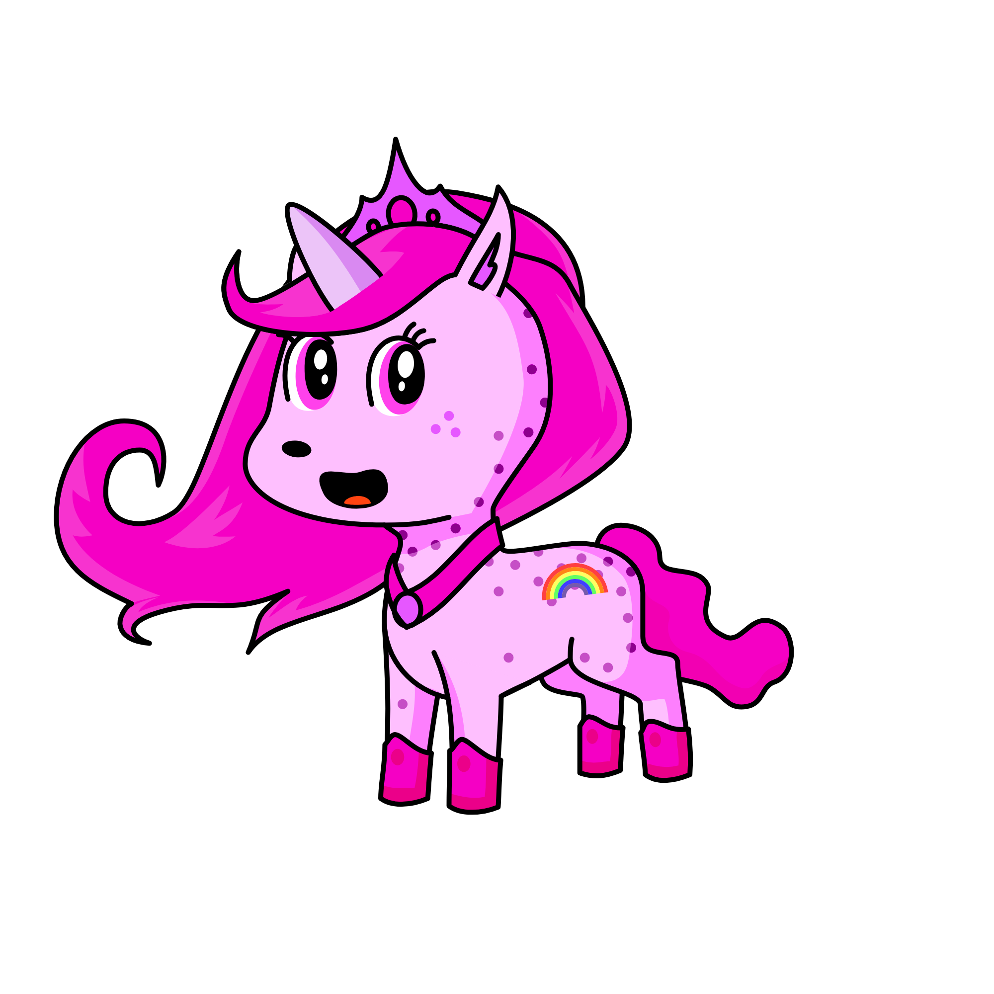 Pinky Pie, the unicorn