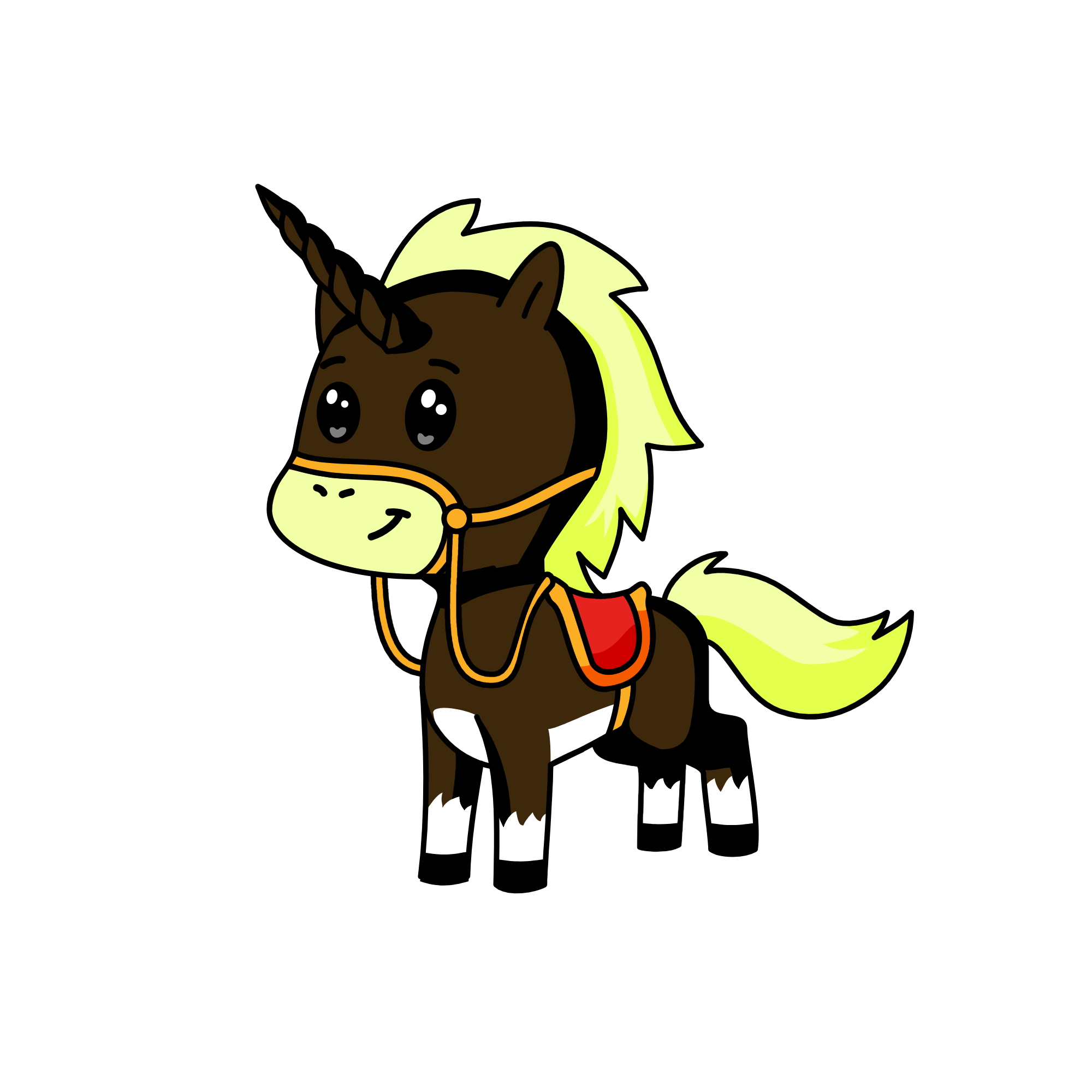 Toffee, the unicorn