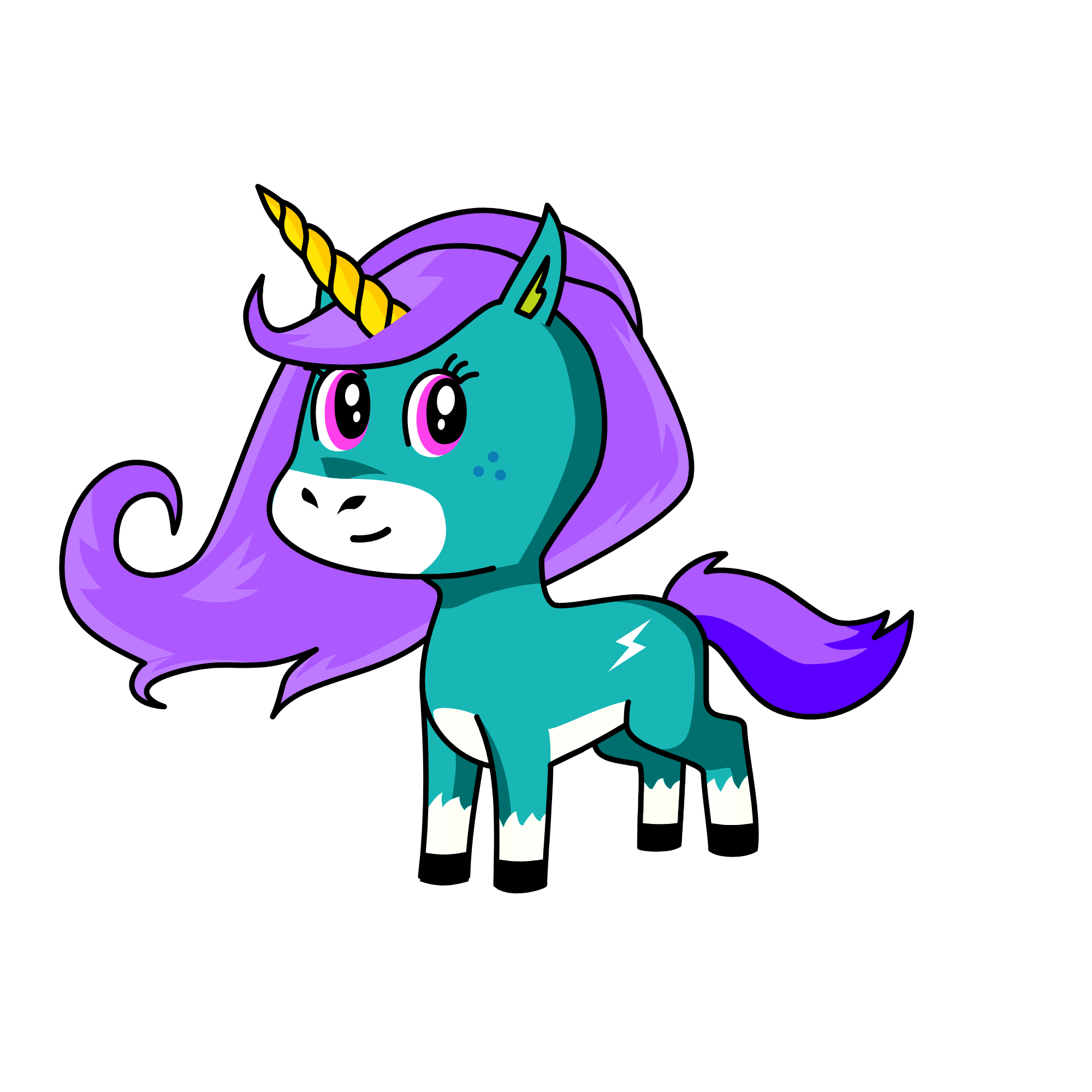 Lilac, the unicorn