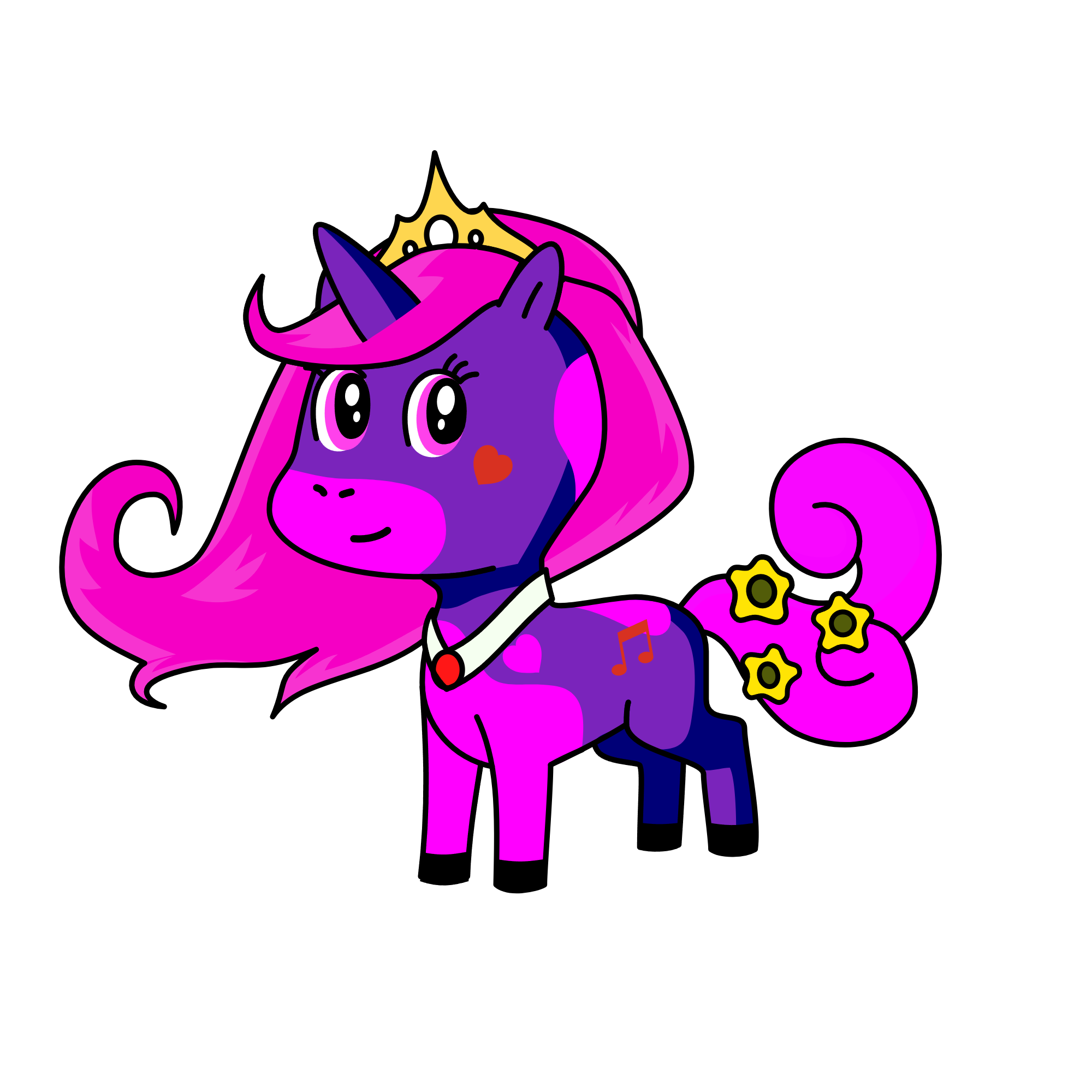 belle, the unicorn