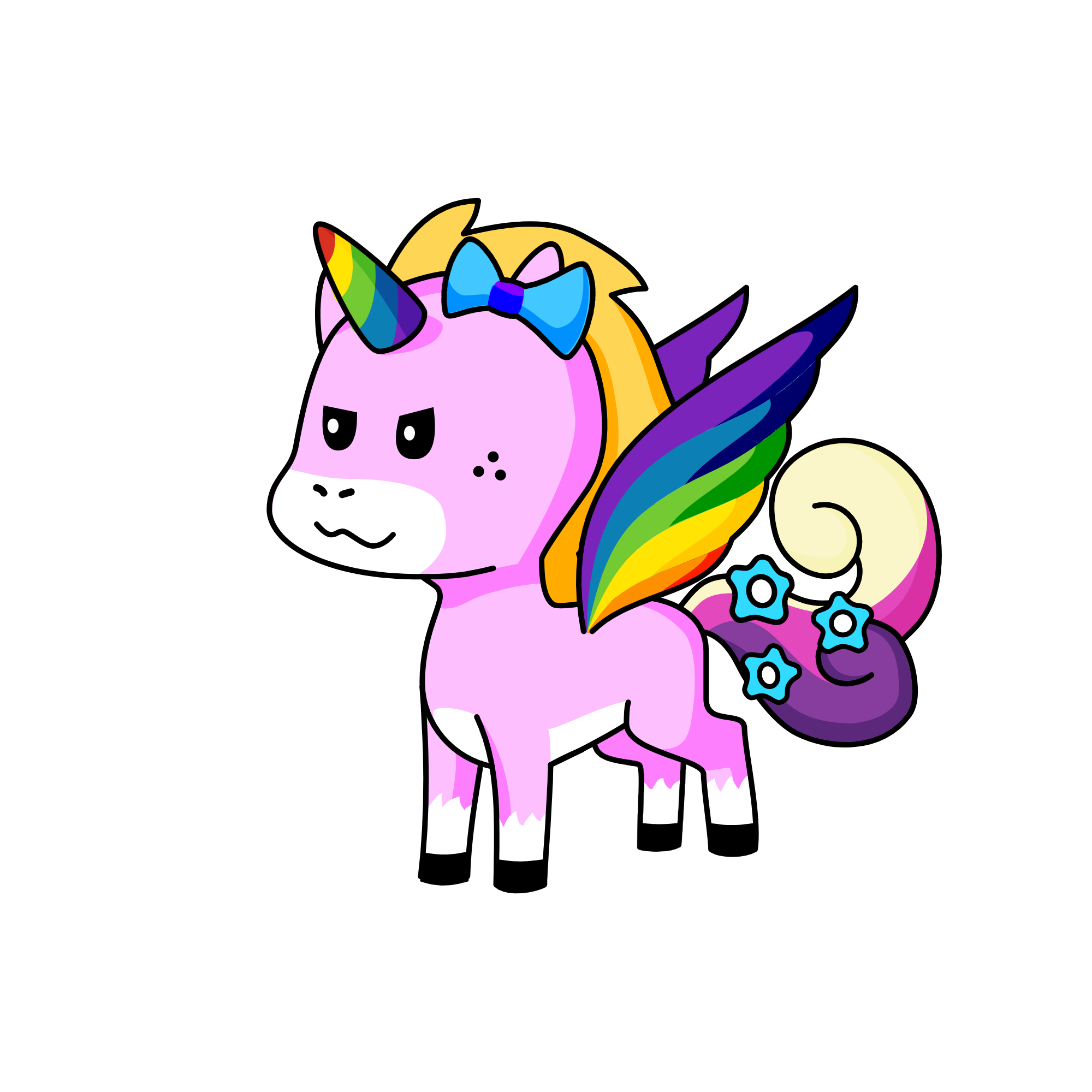 rainbow, the unicorn