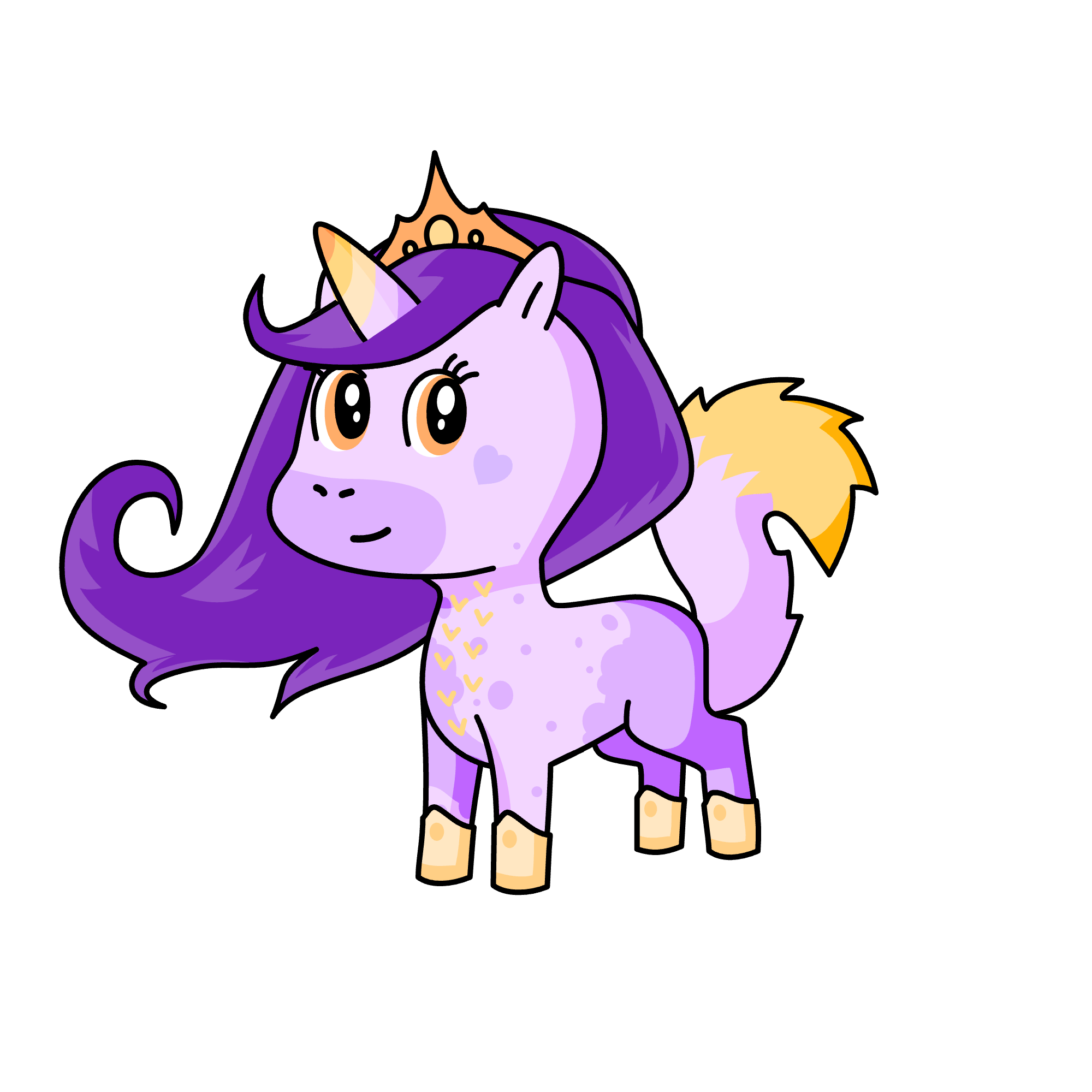 Pearlina, the unicorn
