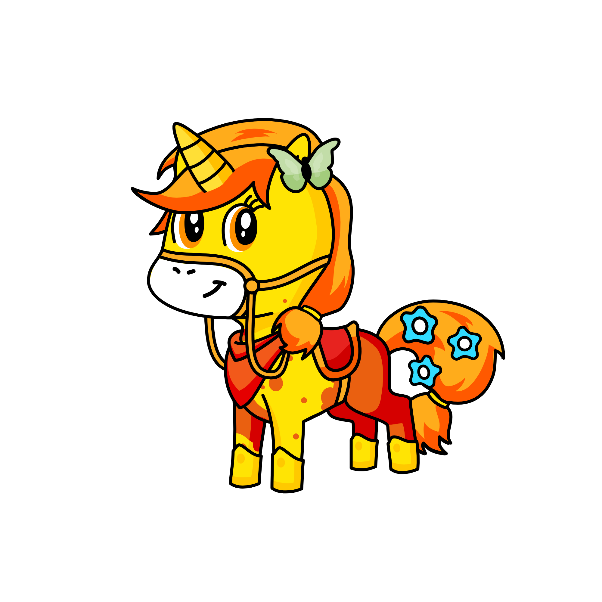 City Girl, the unicorn