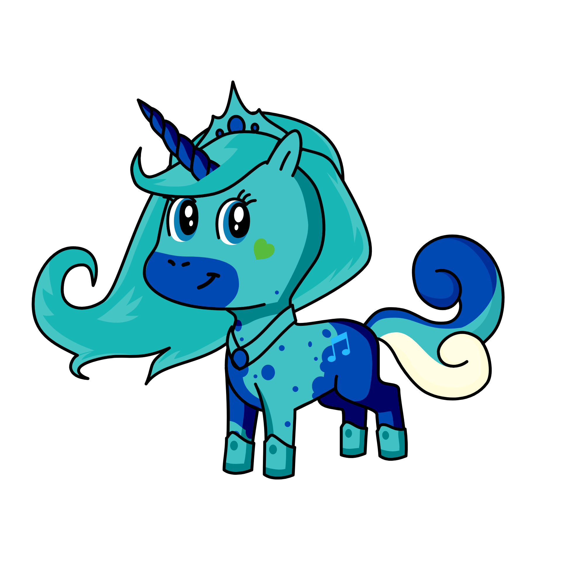 Nightmare Moon, the unicorn