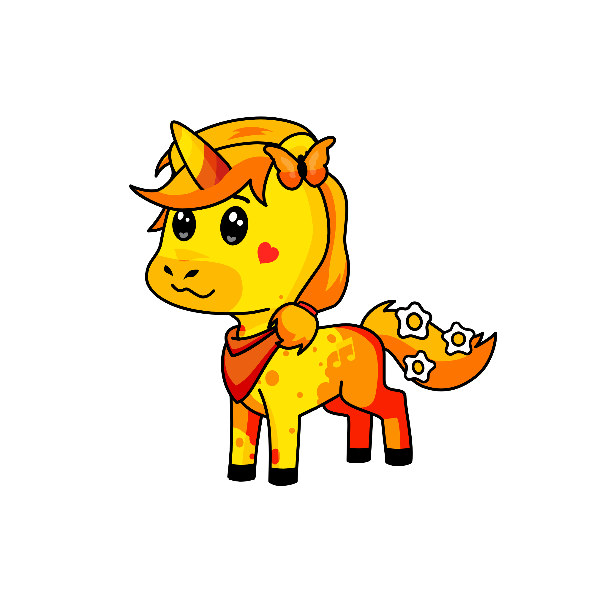 Orange Singer Music, the unicorn
