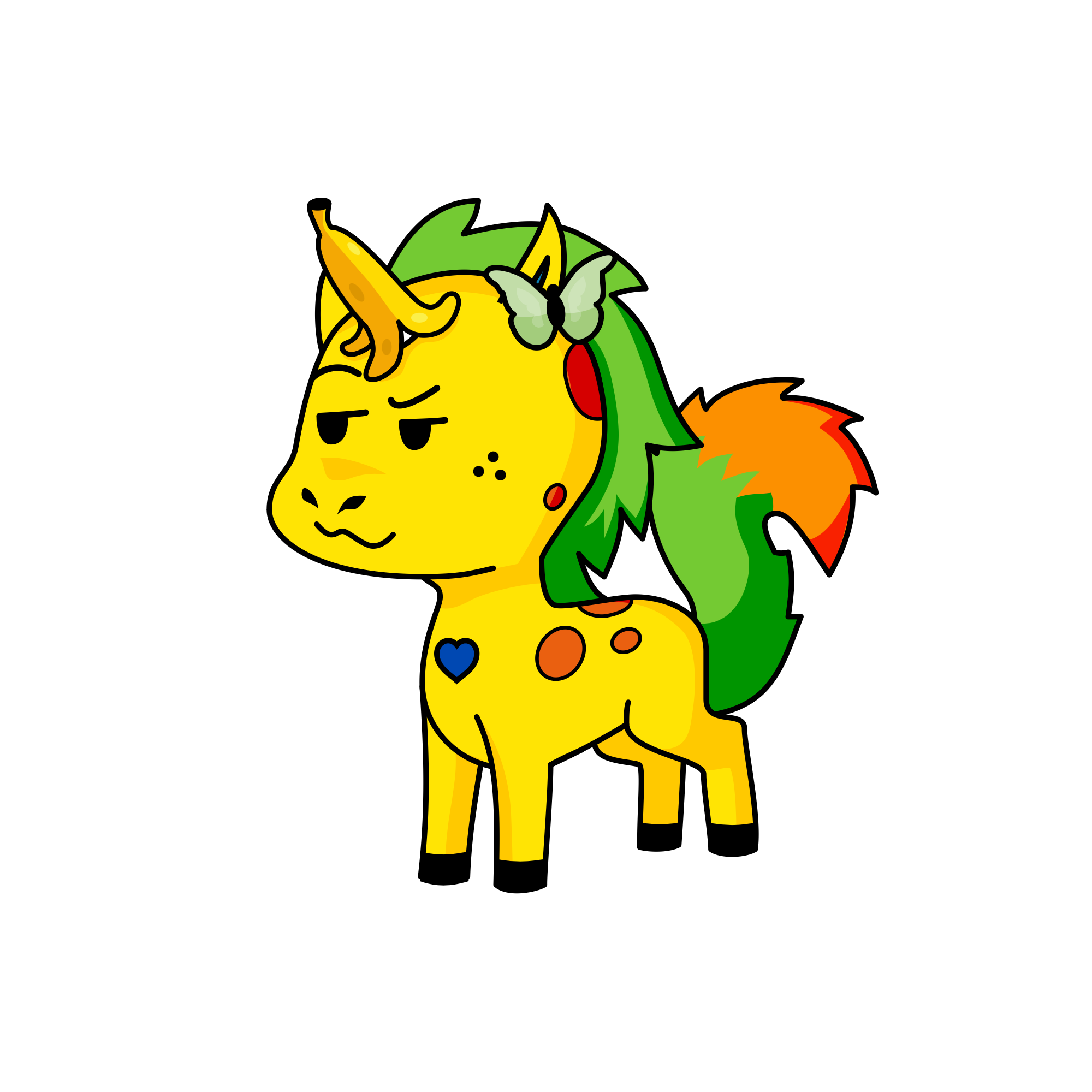 Lolo, the unicorn