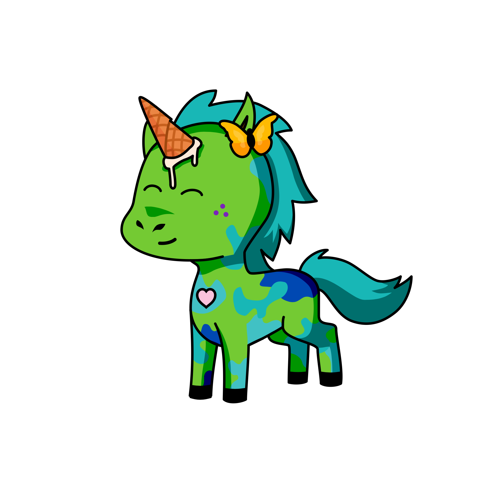 Vivyen, the unicorn