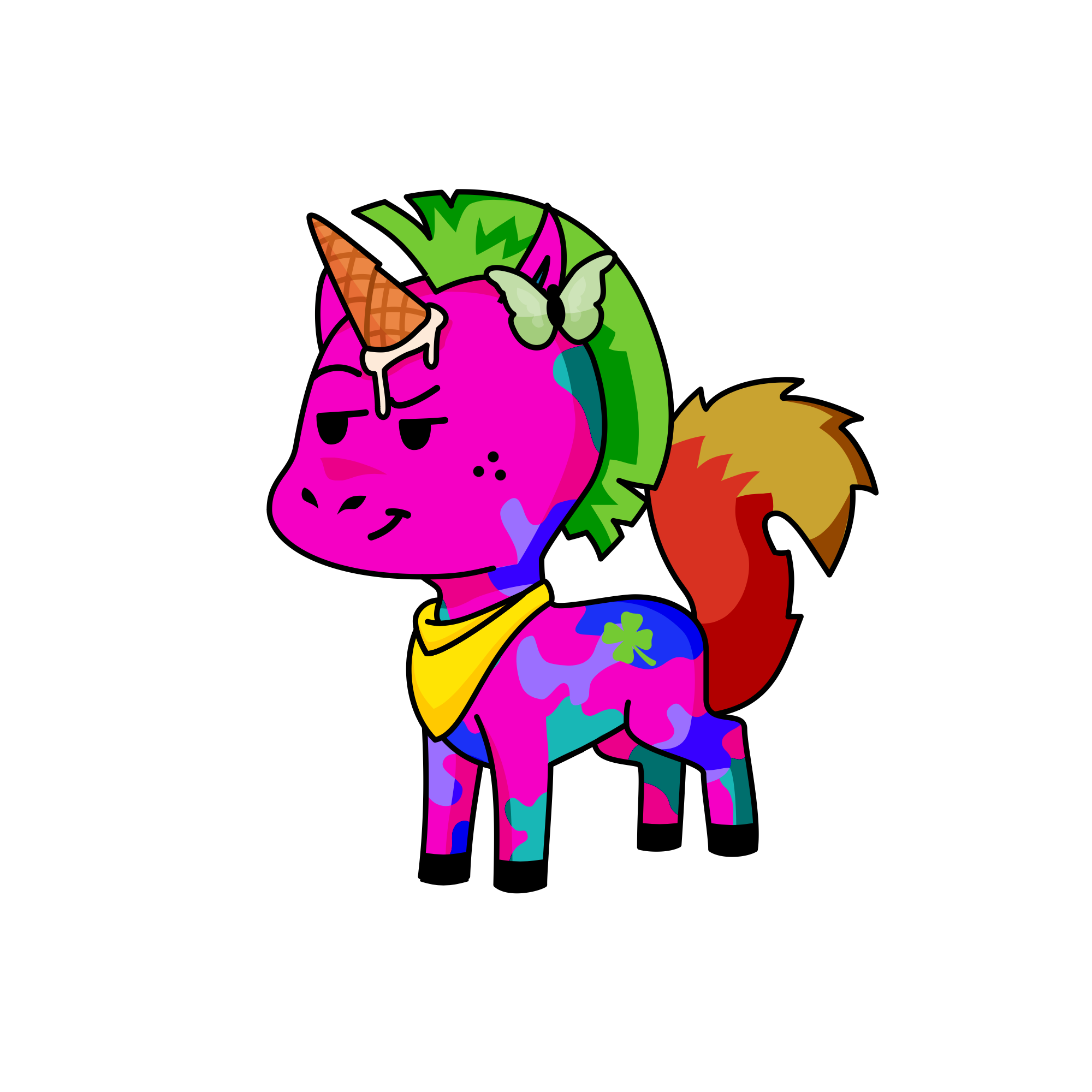 Cara, the unicorn