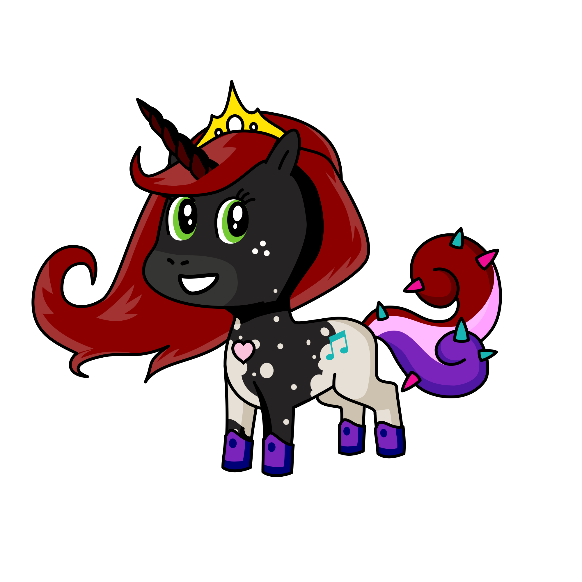 Ginger, the unicorn