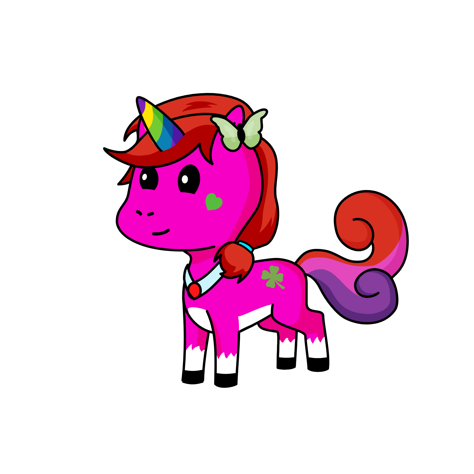 pinky, the unicorn