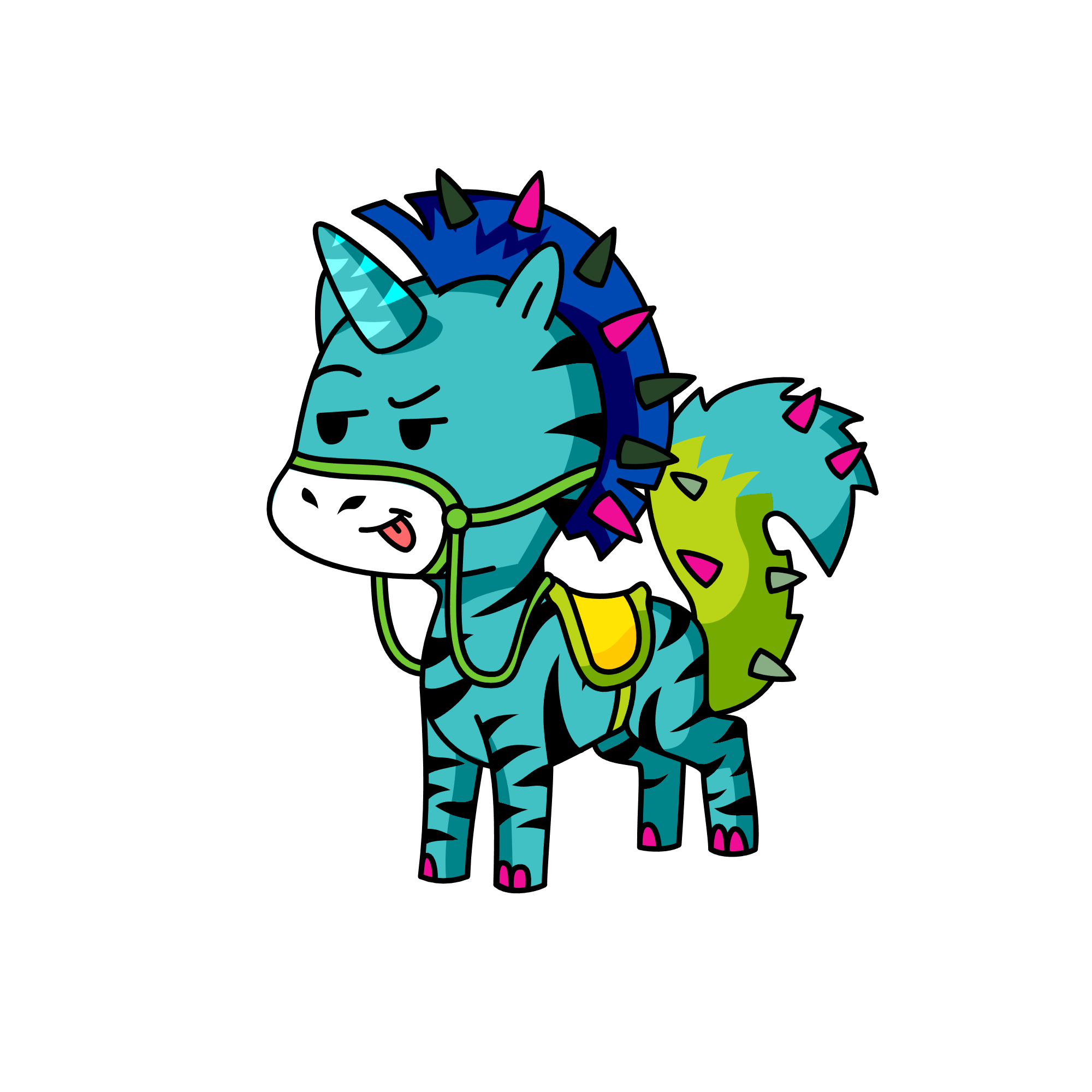 Gelle, the unicorn